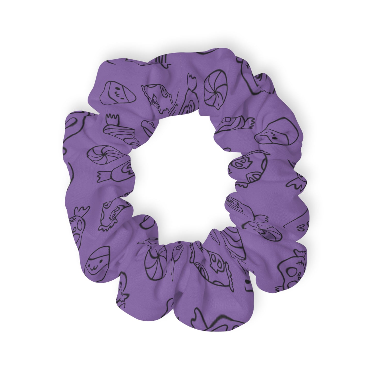 Windsor Wonders Light Purple Halloween Candy Scrunchie