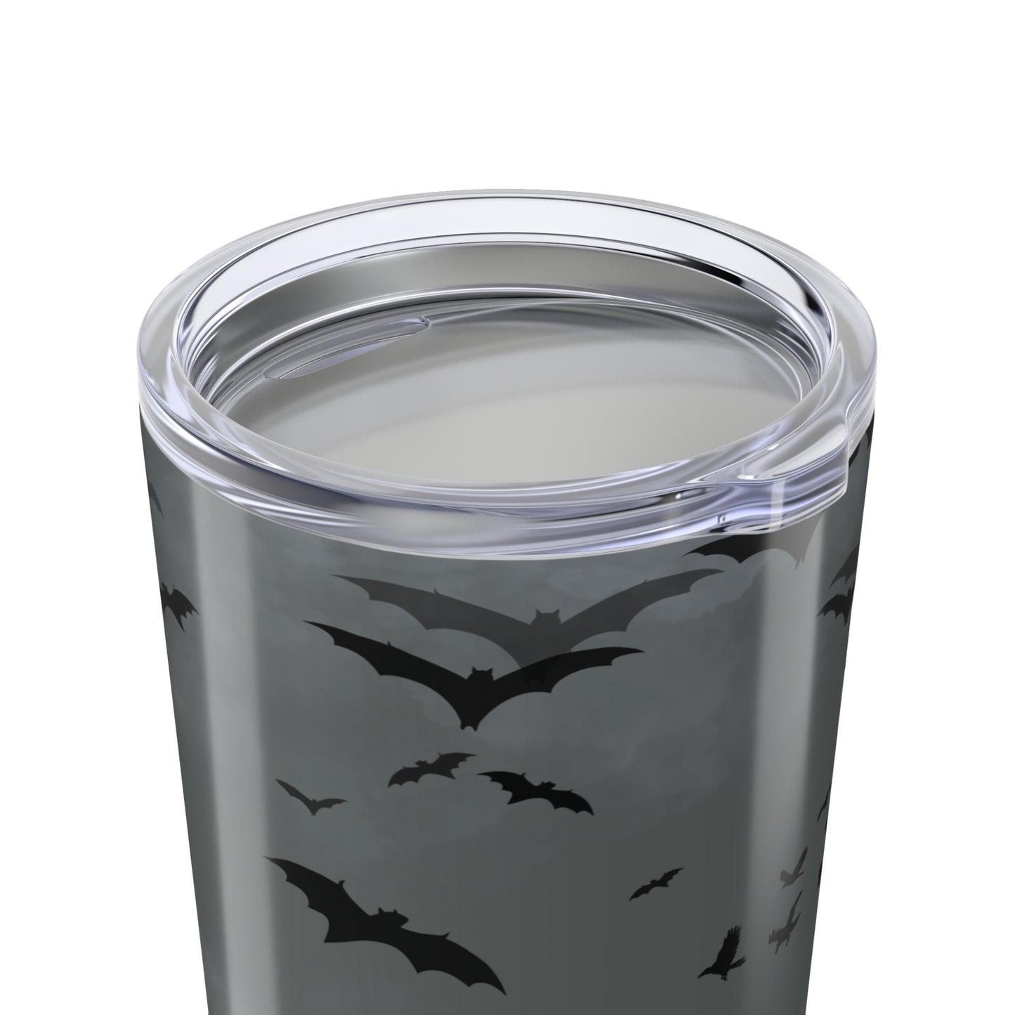 Dark Grey Graveyard Halloween Tumbler 20oz