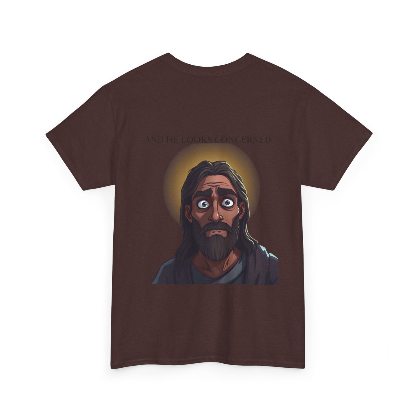 Funny Religious T-Shirt, Jesus is Watching Tee, Humorous Christian Apparel, Gift for Believers, Unique Faith-Based Clothing