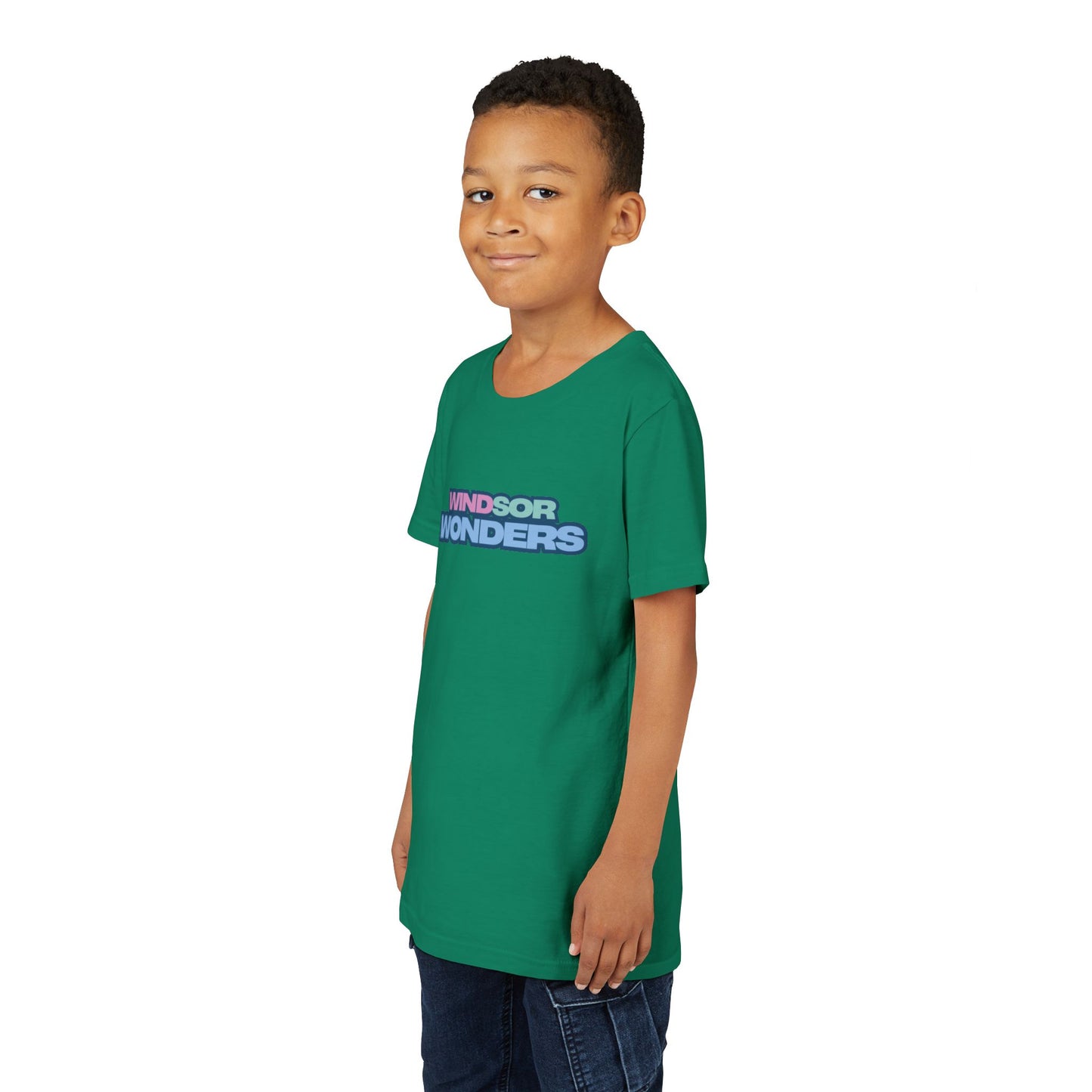 Windsor Wonders Youth Short Sleeve Tee - 'Windsor Wonders' Graphic T-Shirt, Fun Summer Wear, Gift for Kids, Adventure Apparel, Family Outing