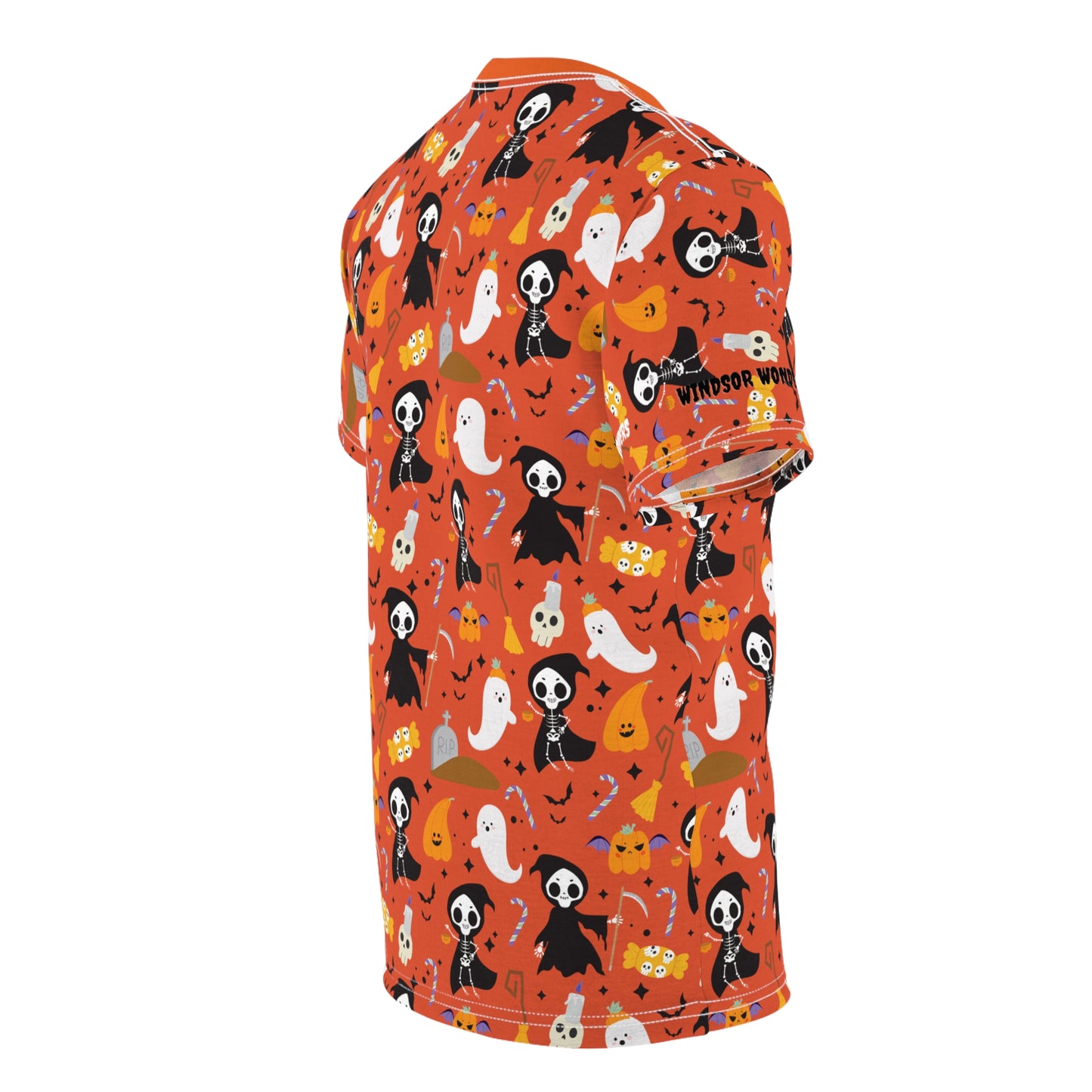 Windsor Wonders Reaper Halloween Unisex Cut & Sew Tee (AOP)