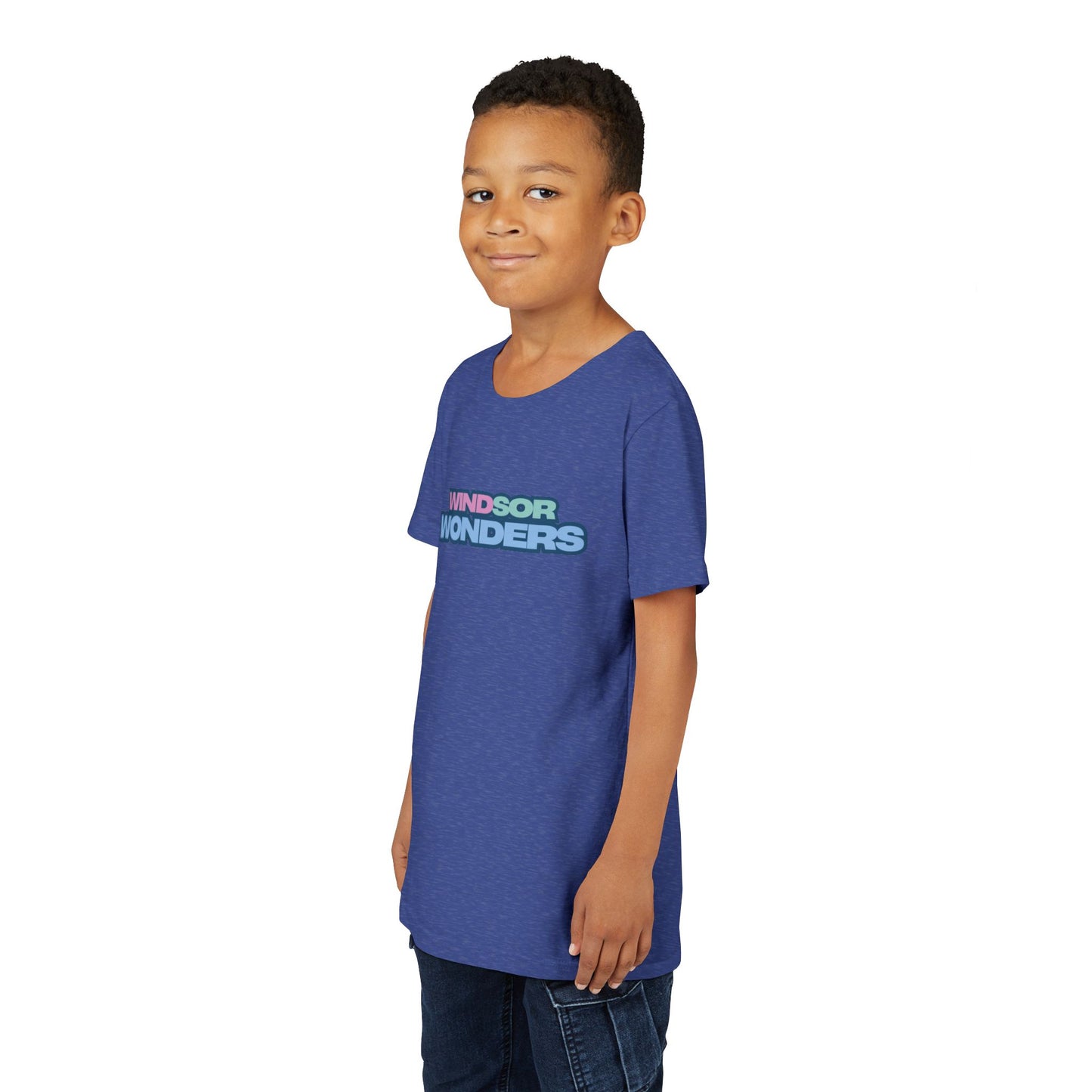 Windsor Wonders Youth Short Sleeve Tee - 'Windsor Wonders' Graphic T-Shirt, Fun Summer Wear, Gift for Kids, Adventure Apparel, Family Outing