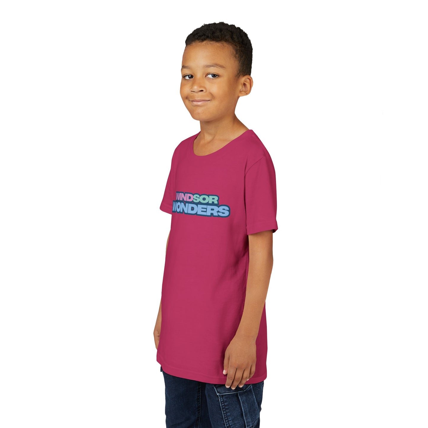 Windsor Wonders Youth Short Sleeve Tee - 'Windsor Wonders' Graphic T-Shirt, Fun Summer Wear, Gift for Kids, Adventure Apparel, Family Outing