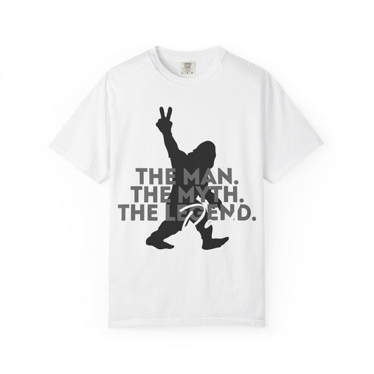The Man. The Myth. The Legend. Dad Garment-Dyed T-Shirt | Unisex Graphic Tee, Casual Wear, Unique Gift for Men, Fun Statement Tee, Birthday Gift