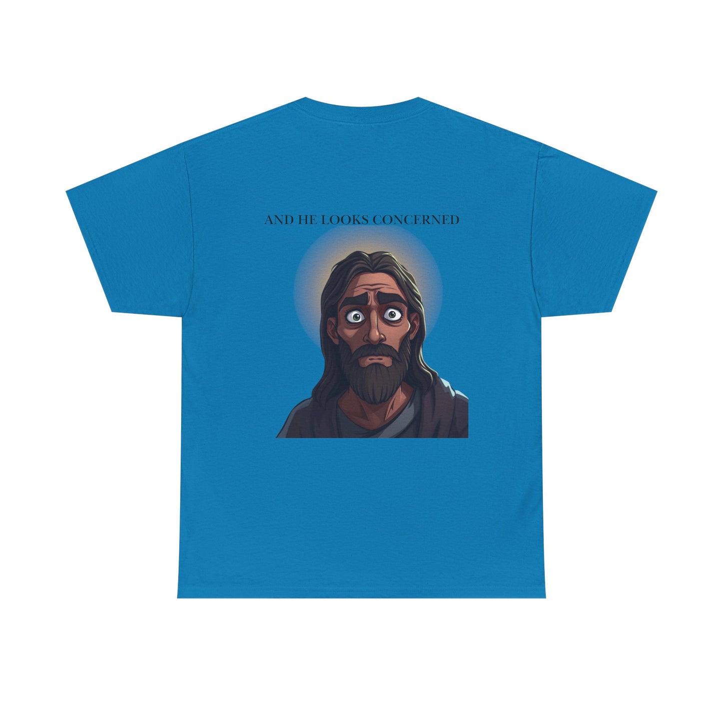 Funny Religious T-Shirt, Jesus is Watching Tee, Humorous Christian Apparel, Gift for Believers, Unique Faith-Based Clothing