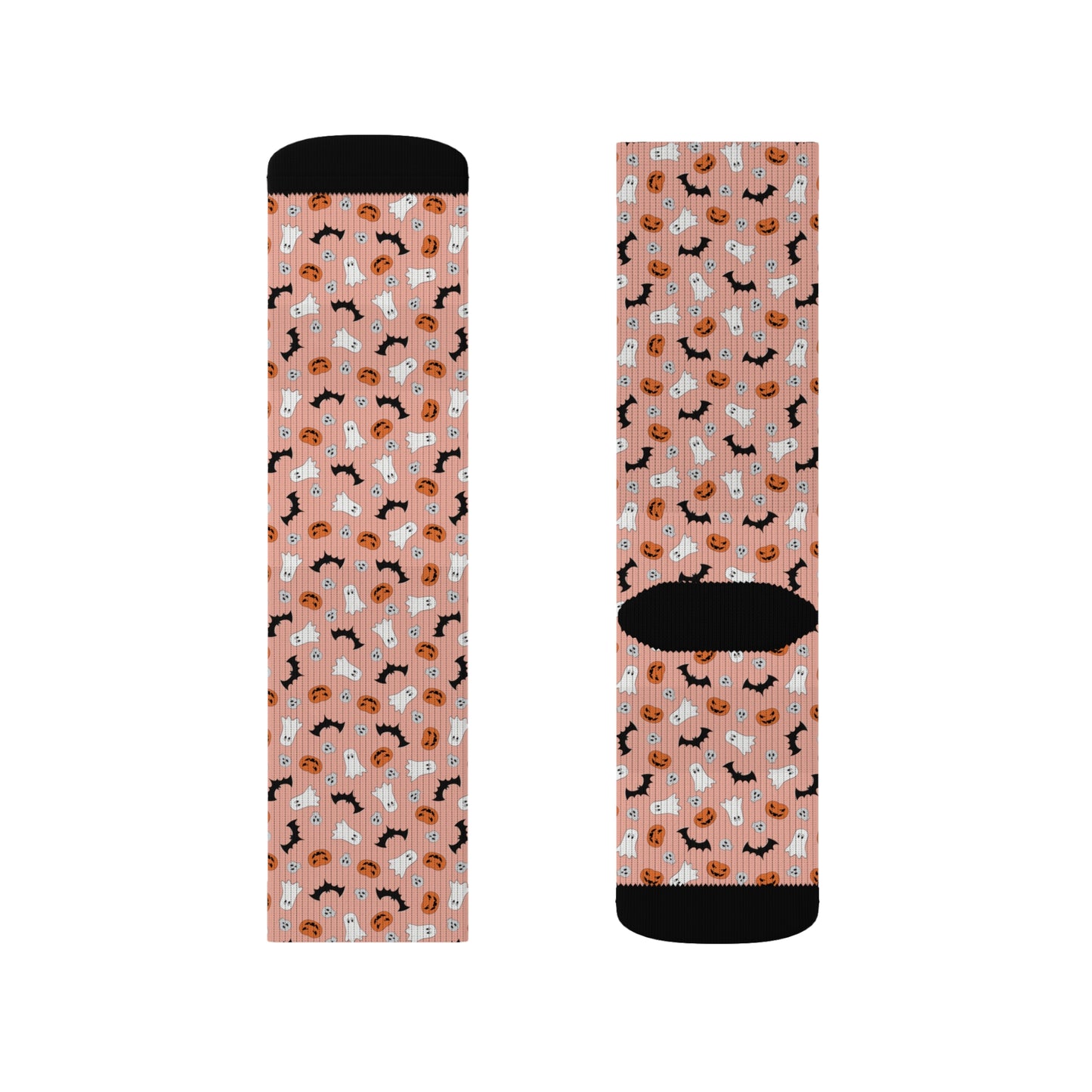 Windsor Wonders Orange Halloween Sublimation Socks