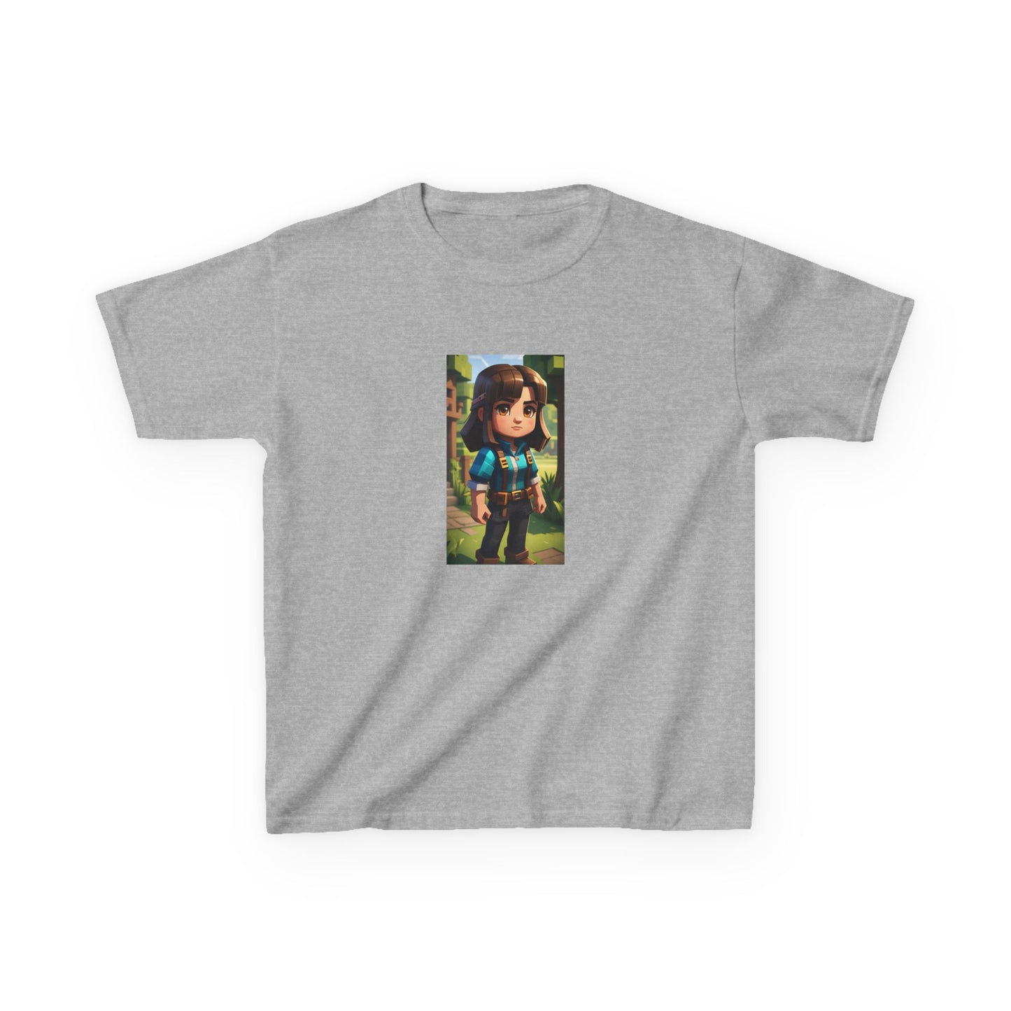 Windsor Wonders Block Gamer Girl Kids Heavy Cotton™ Tee