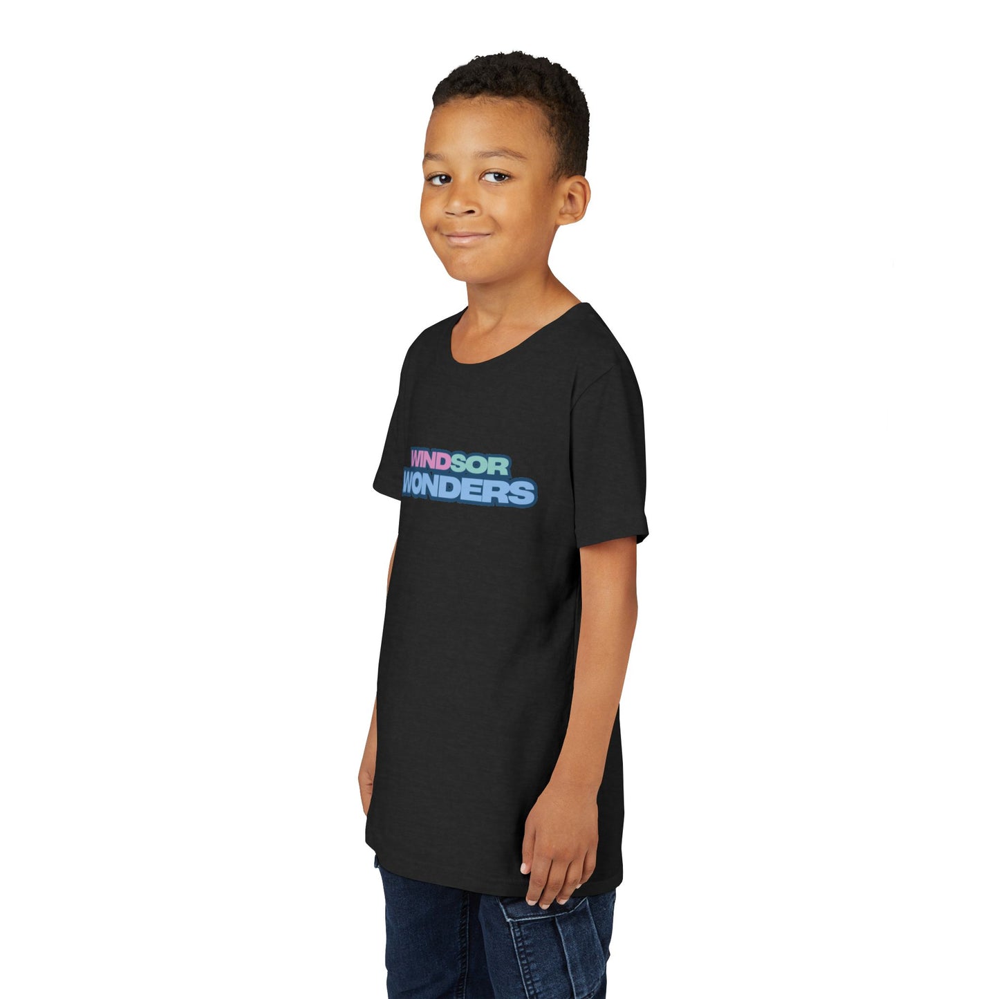 Windsor Wonders Youth Short Sleeve Tee - 'Windsor Wonders' Graphic T-Shirt, Fun Summer Wear, Gift for Kids, Adventure Apparel, Family Outing