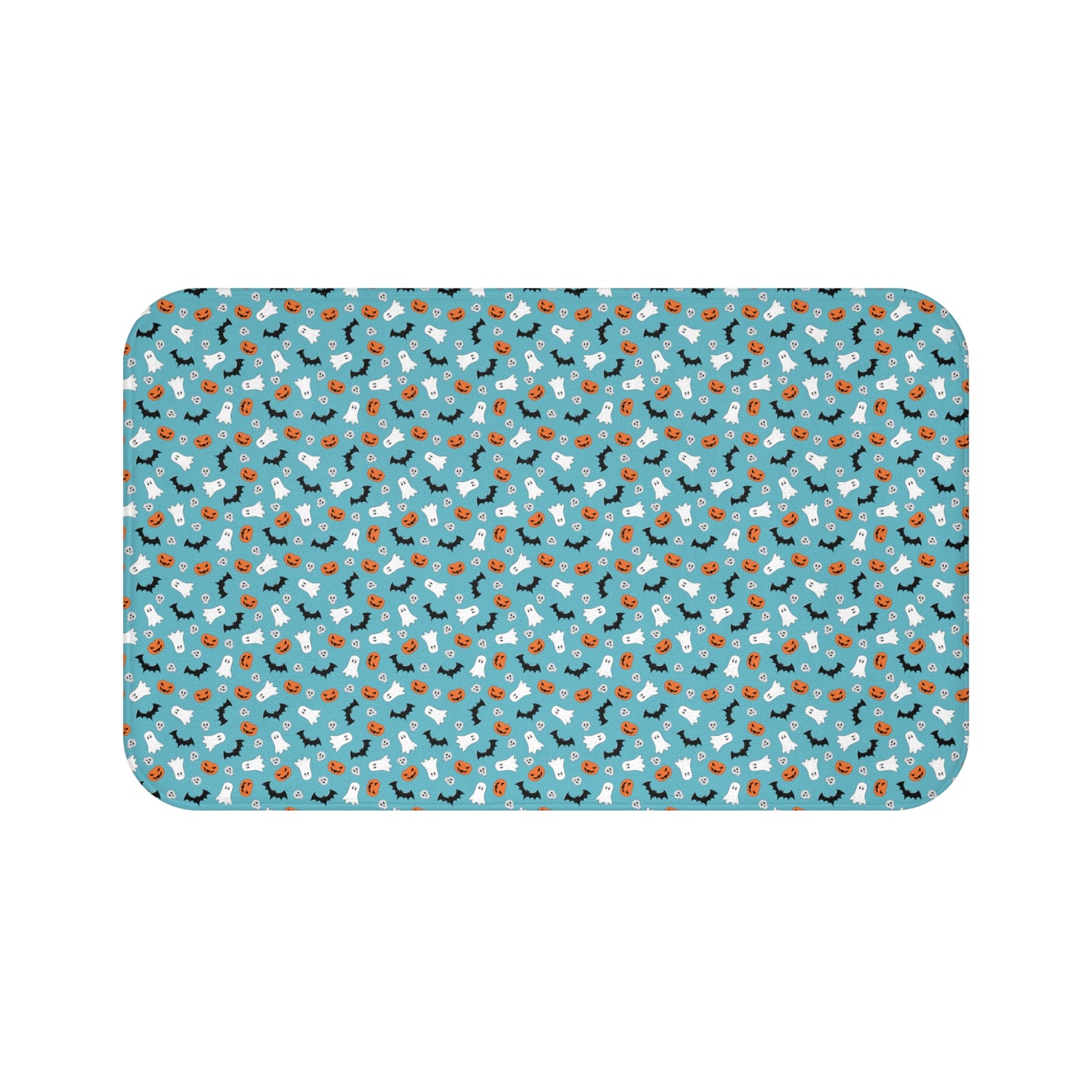 Windsor Wonders Blue Halloween Bath Mat