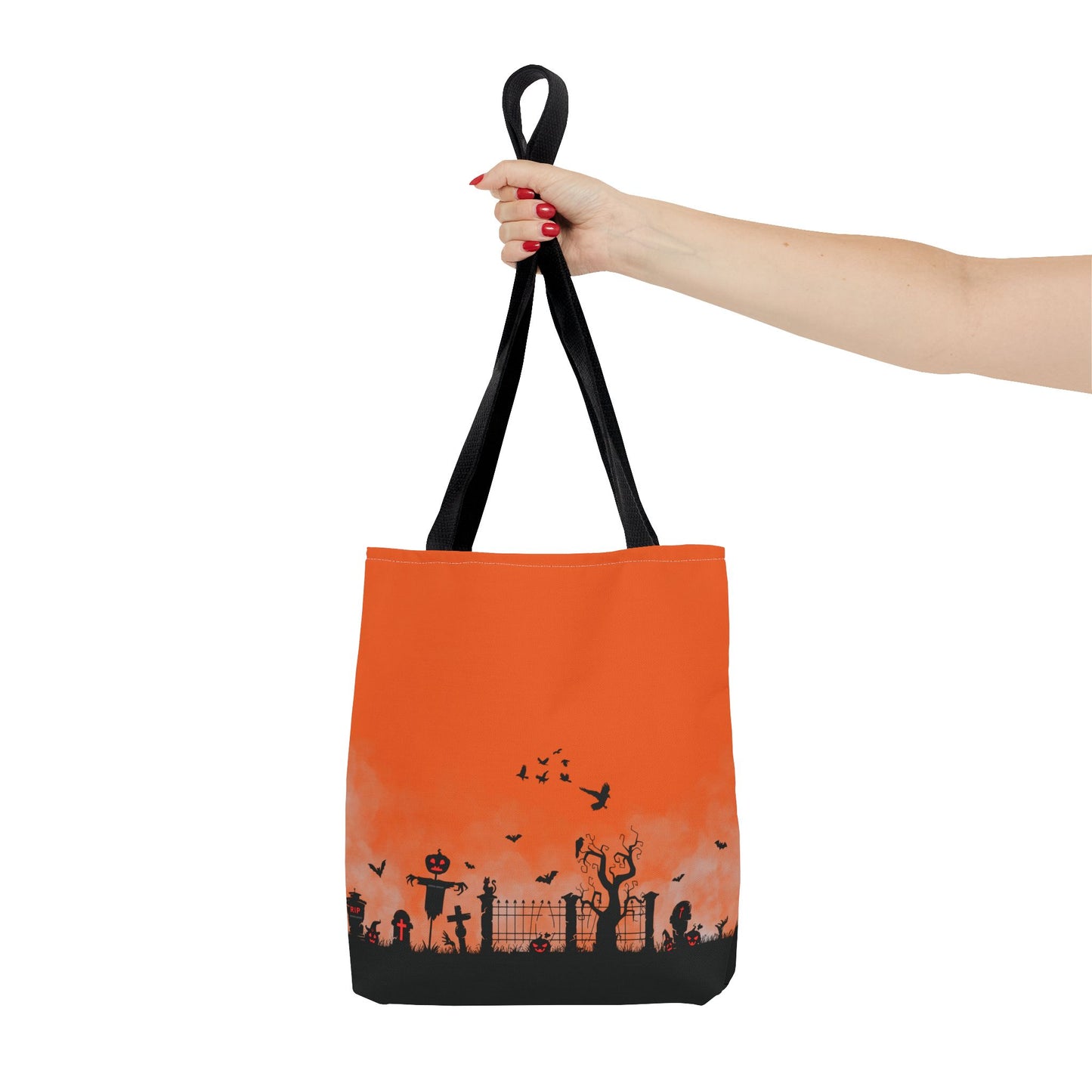 Windsor Wonders Orange Graveyard Tote Bag (AOP)