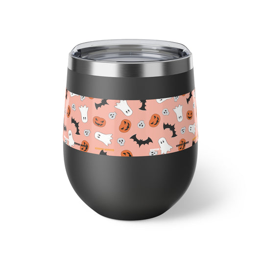 Windsor Wonders Orange Halloween Copper Vacuum Insulated Cup, 12oz