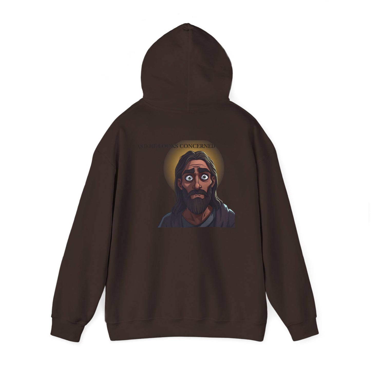 Jesus is Watching Hoodie | Unisex Heavy Blend Sweatshirt, Humorous Christian Apparel, Religious Gift, Casual Wear, Unique Streetwear