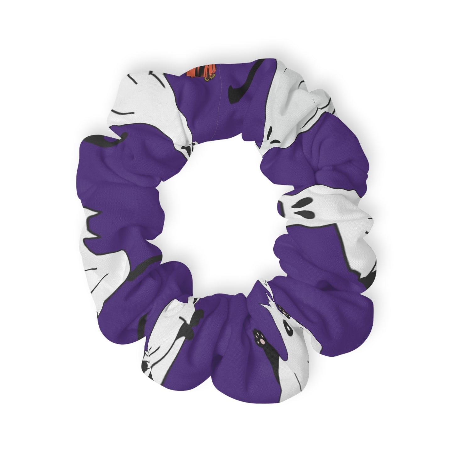 Windsor Wonders Ghost Cats Purple Scrunchie