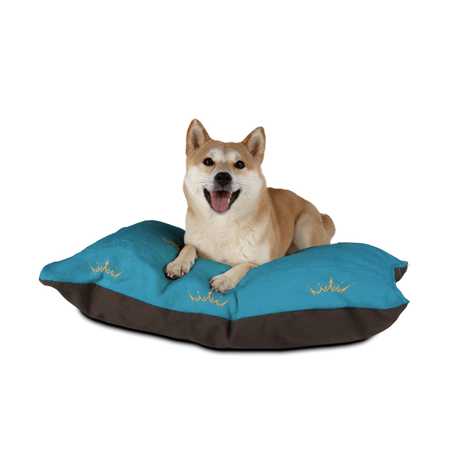 Windsor Wonders Crown Turquoise Pet Bed for Cozy Cats and Dogs - Crown Design, Pet Accessories, Dog Bed, Cat Bed, Unique Pet Gifts, Comfy Dog Cushion