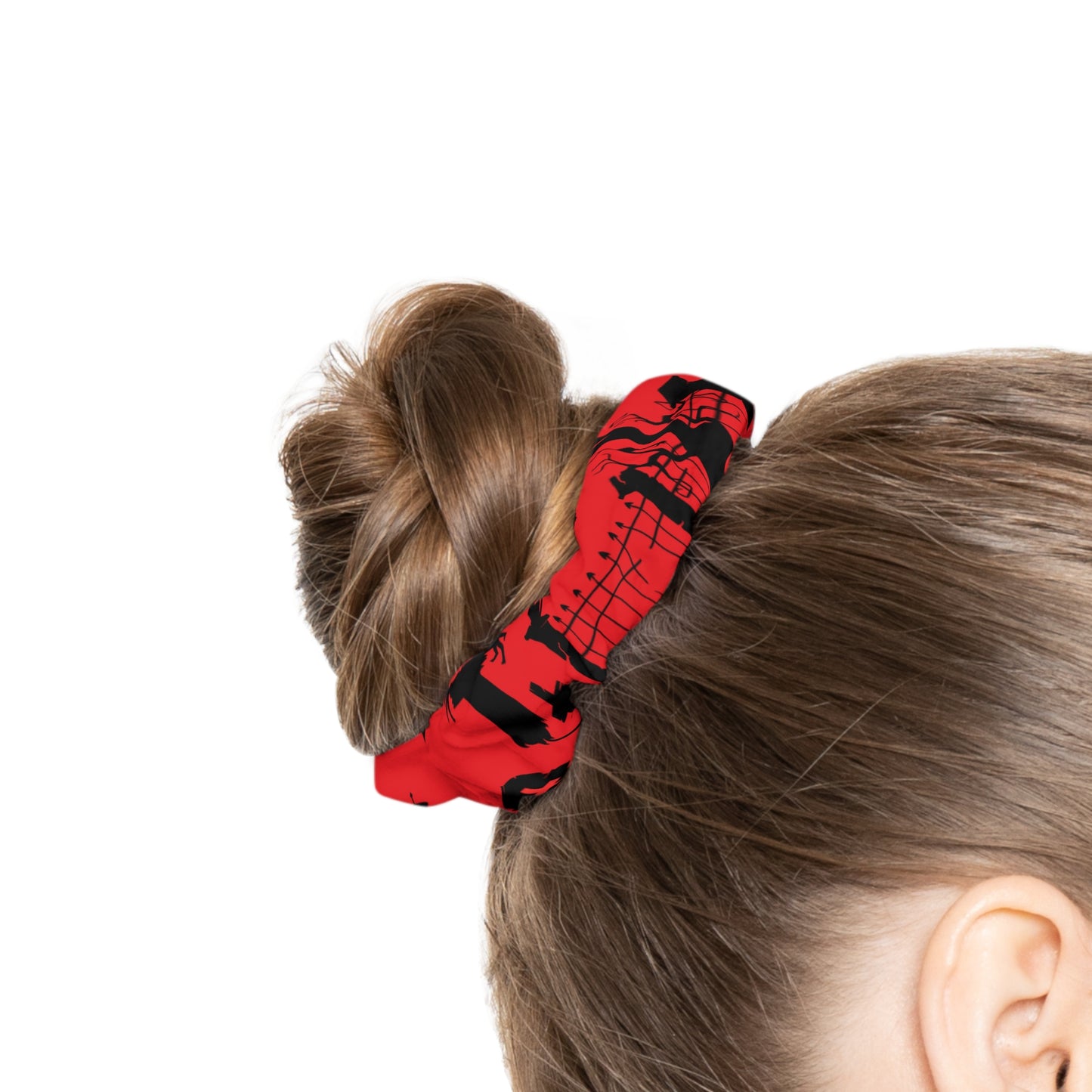 Windsor Wonders Red Graveyard Scrunchie