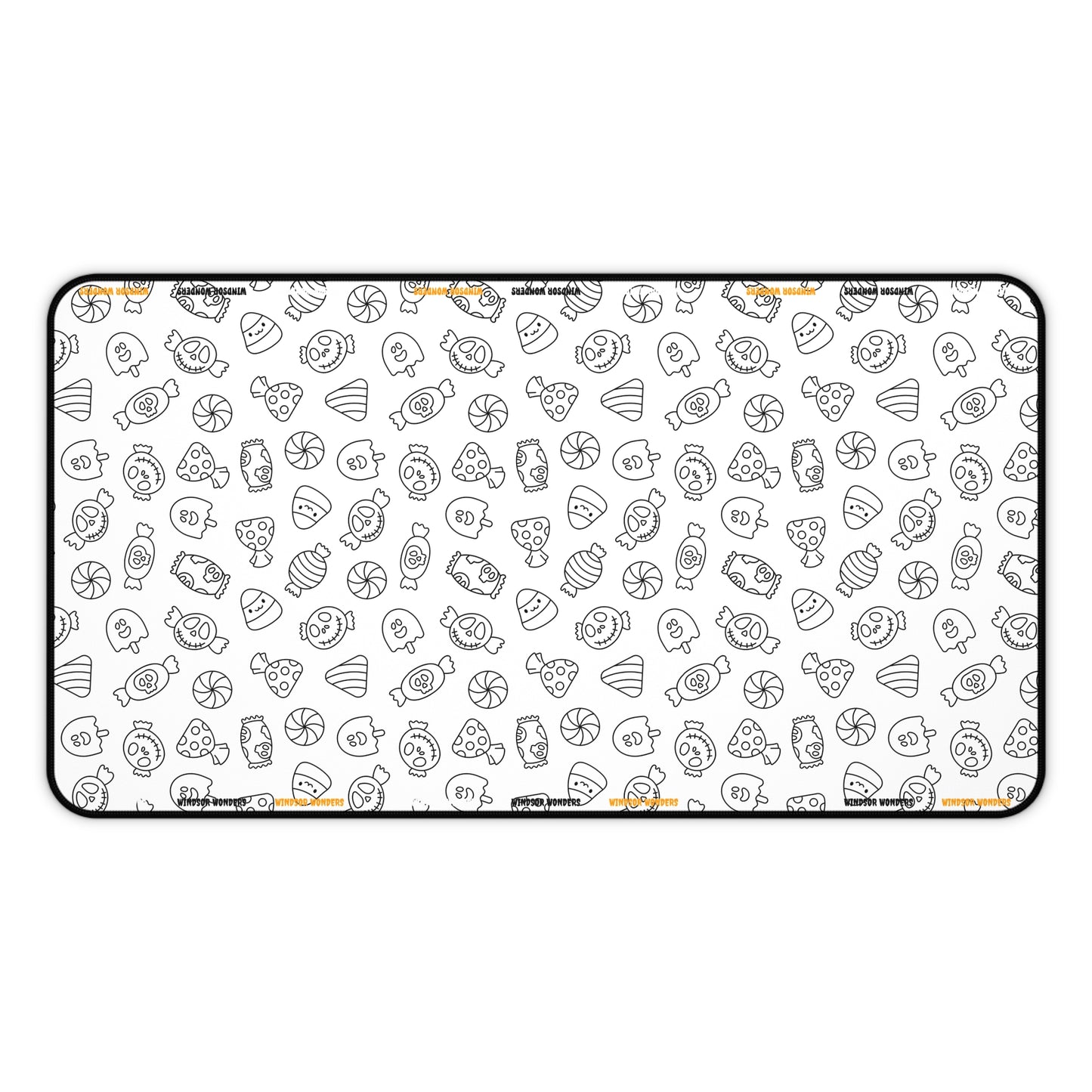 Windsor Wonders White Halloween Candy Desk Mat
