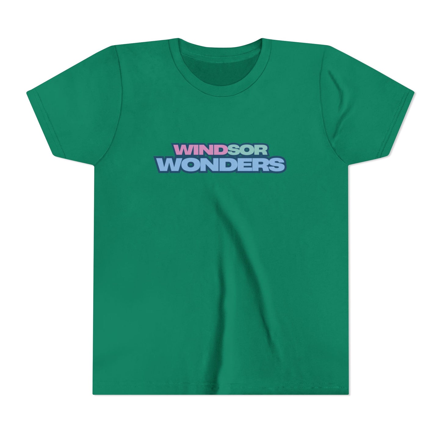 Windsor Wonders Youth Short Sleeve Tee - 'Windsor Wonders' Graphic T-Shirt, Fun Summer Wear, Gift for Kids, Adventure Apparel, Family Outing