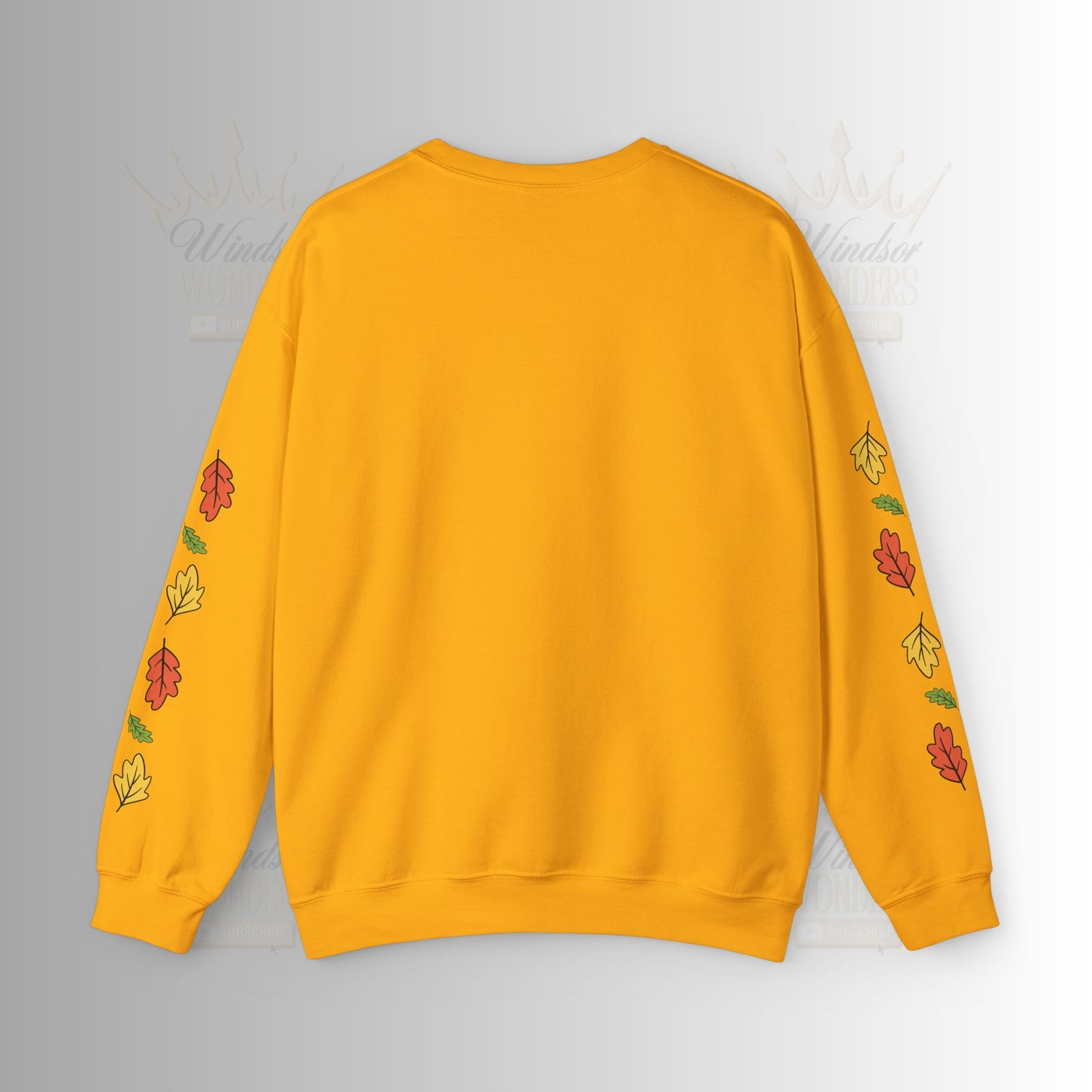 Autumnal Leaves Sweatshirt - Cozy Fall Crewneck for Nature Lovers, Perfect Gift for Thanksgiving, Casual Wear, and Seasonal Celebrations