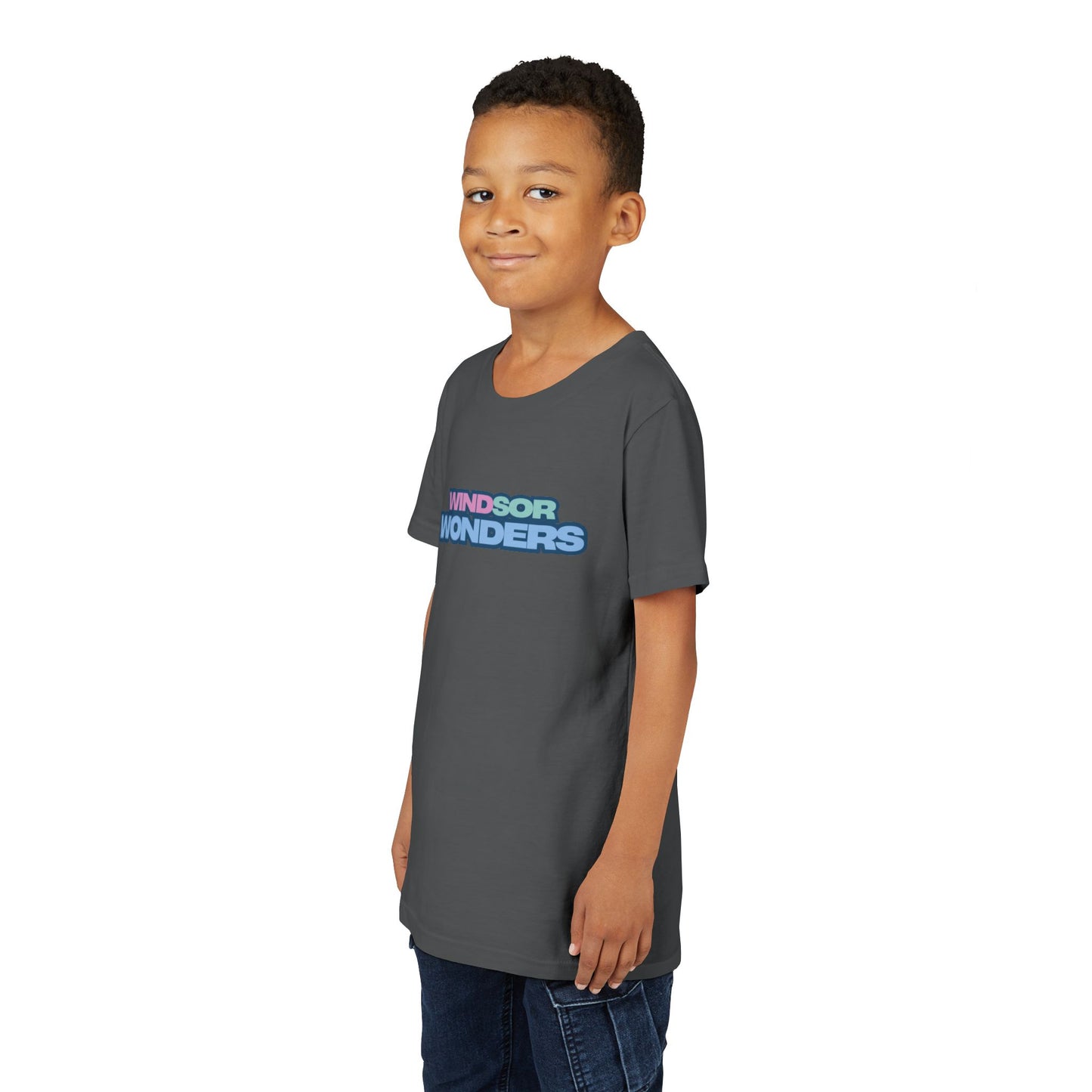 Windsor Wonders Youth Short Sleeve Tee - 'Windsor Wonders' Graphic T-Shirt, Fun Summer Wear, Gift for Kids, Adventure Apparel, Family Outing