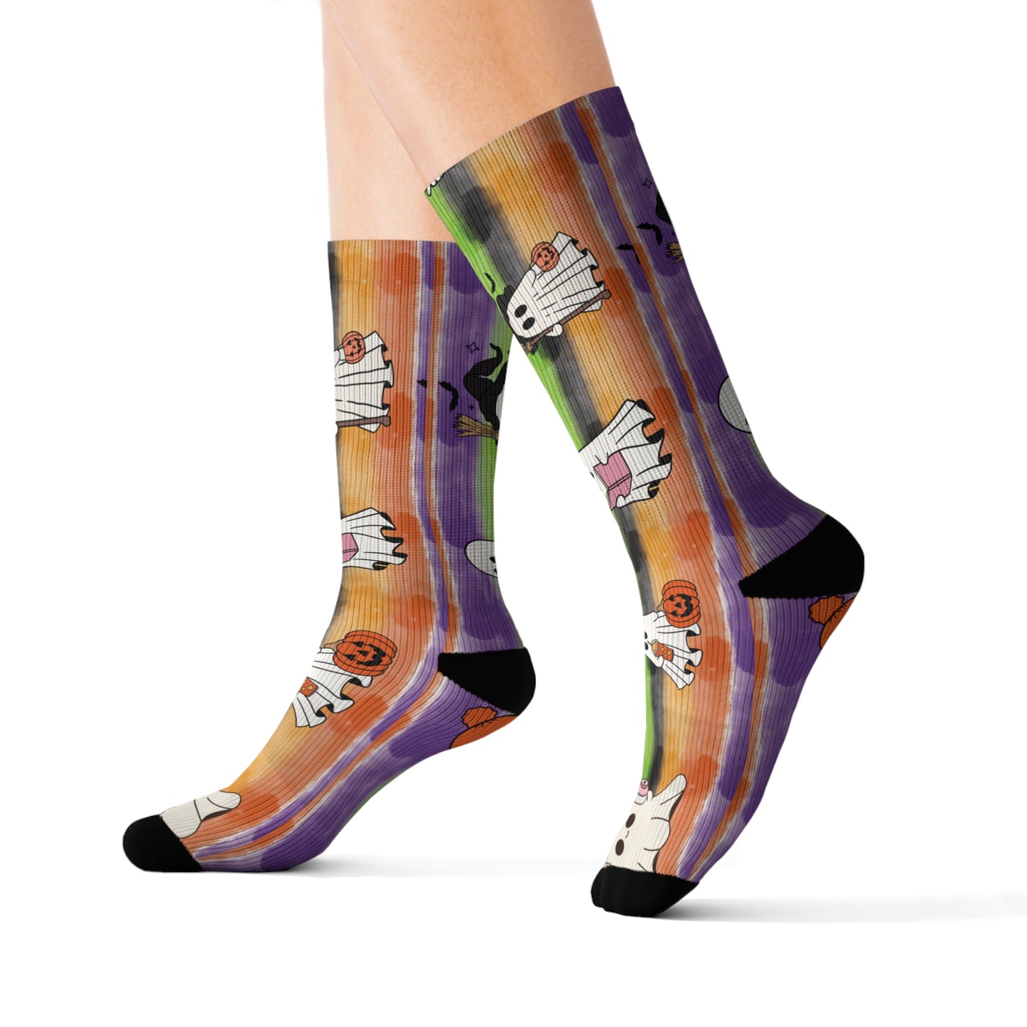 Windsor Wonders Halloween Ghosts Sublimation Socks