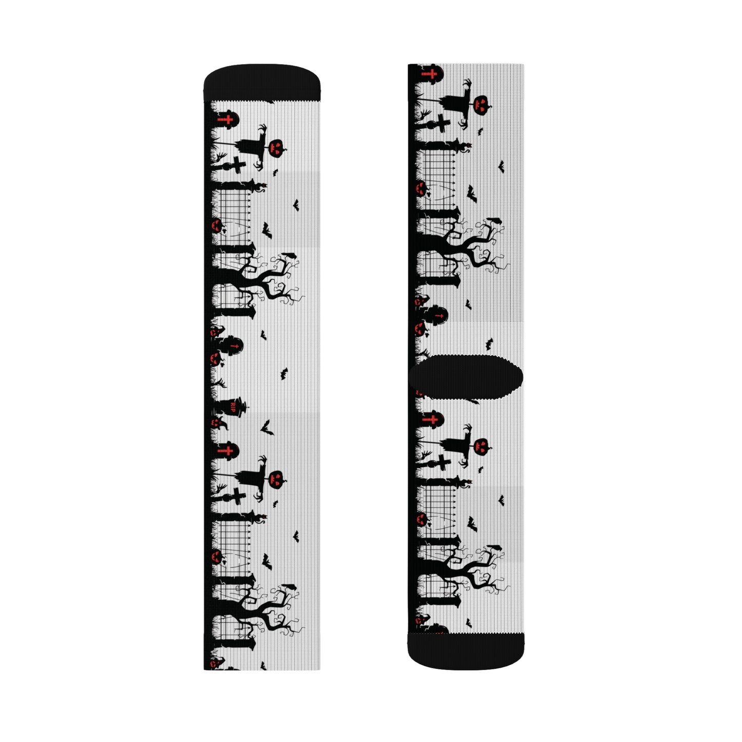 Windsor Wonders White Graveyard Sublimation Socks