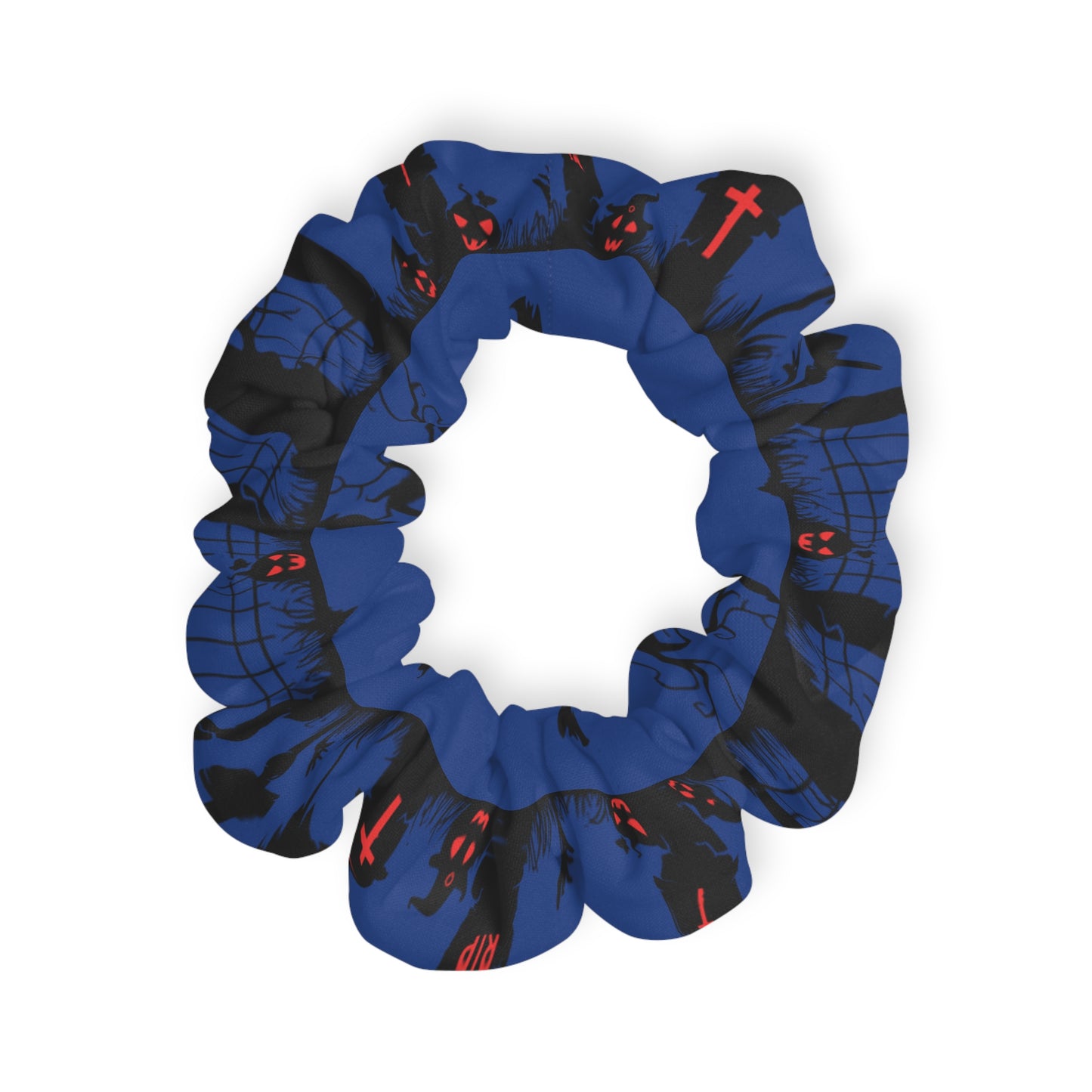 Windsor Wonders Dark Blue Graveyard Scrunchie