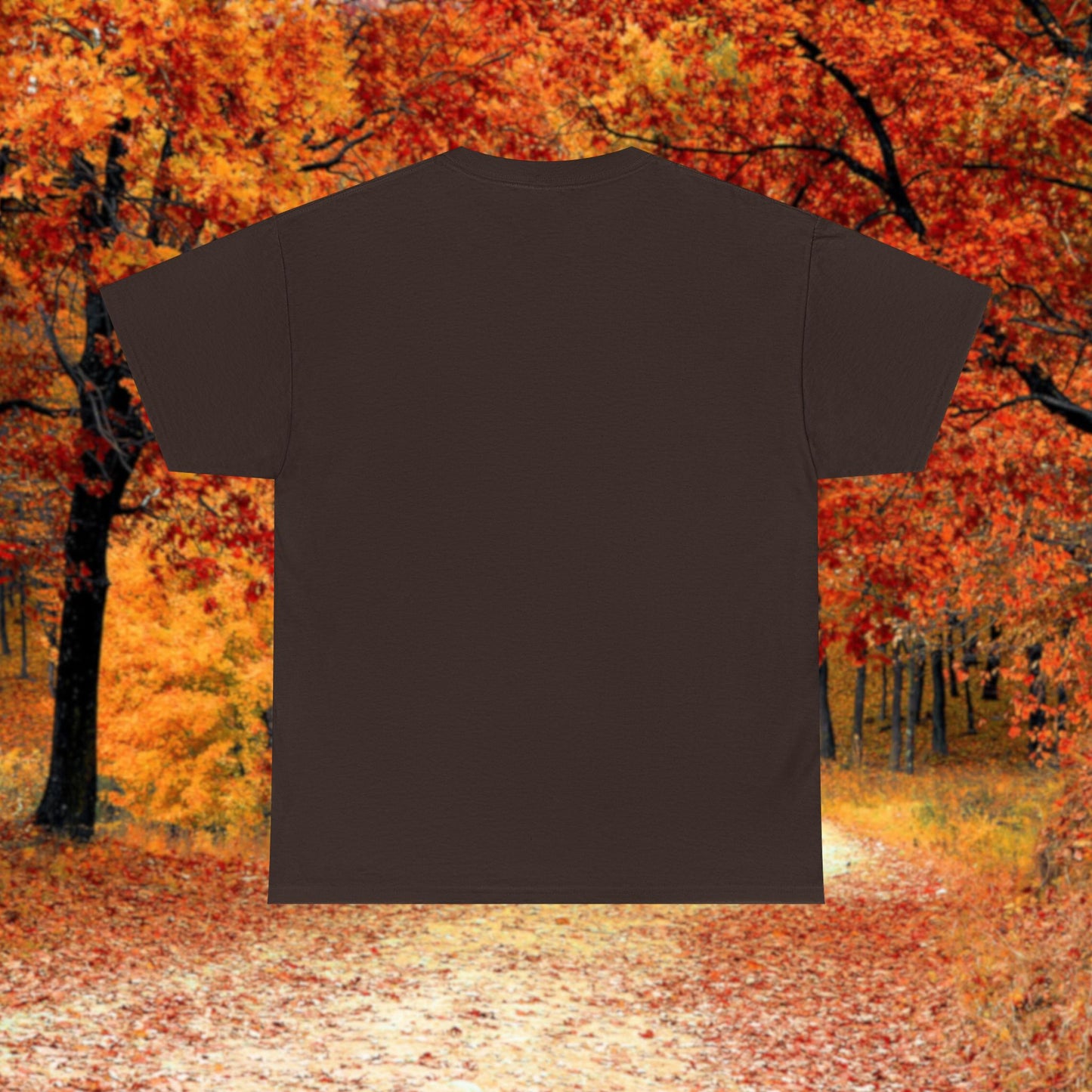 Autumn Tree Clown Tee, Unisex Cotton Shirt, Fall Fashion, Nature Lover Gift, Seasonal Wear, Thanksgiving Apparel