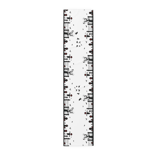 Windsor Wonders White Graveyard Table Runner
