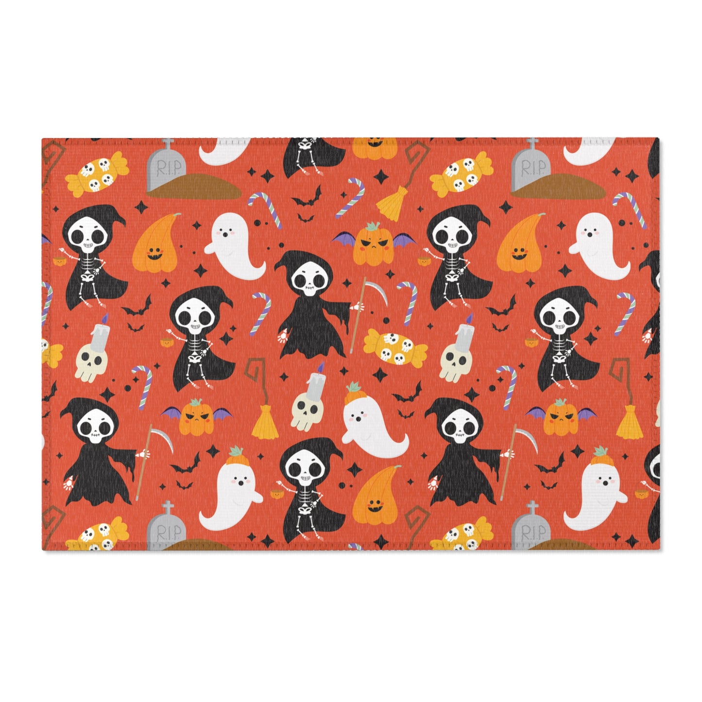 Windsor Wonders Reaper Halloween Area Rugs