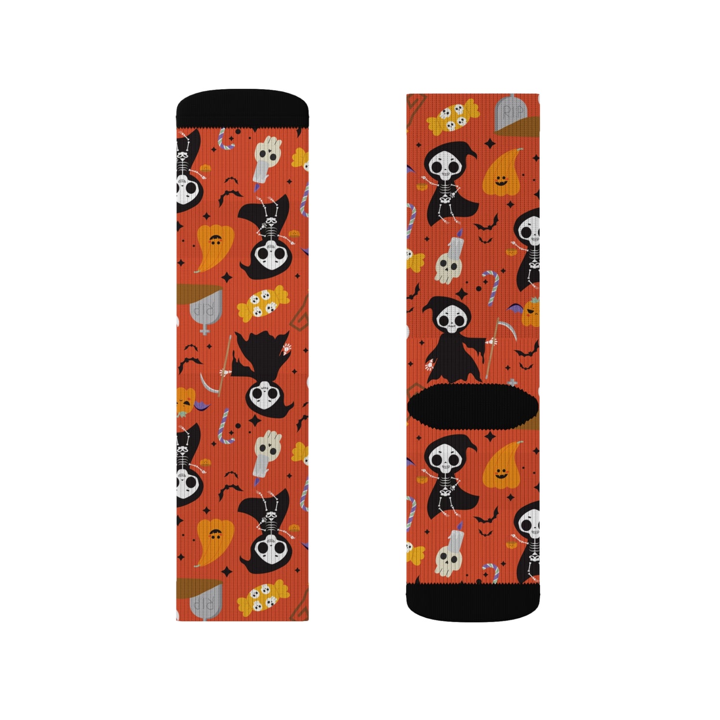 Windsor Wonders Reaper Halloween Sublimation Socks