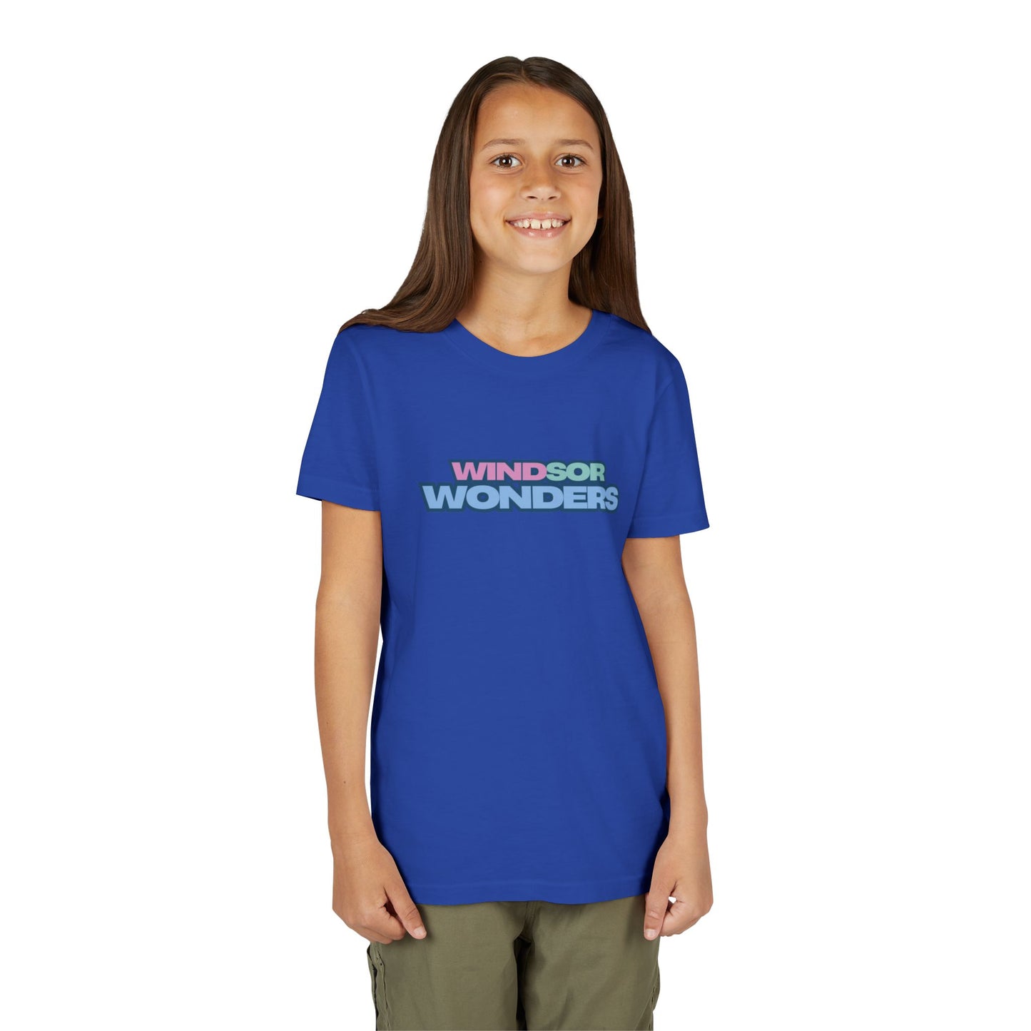 Windsor Wonders Youth Short Sleeve Tee - 'Windsor Wonders' Graphic T-Shirt, Fun Summer Wear, Gift for Kids, Adventure Apparel, Family Outing