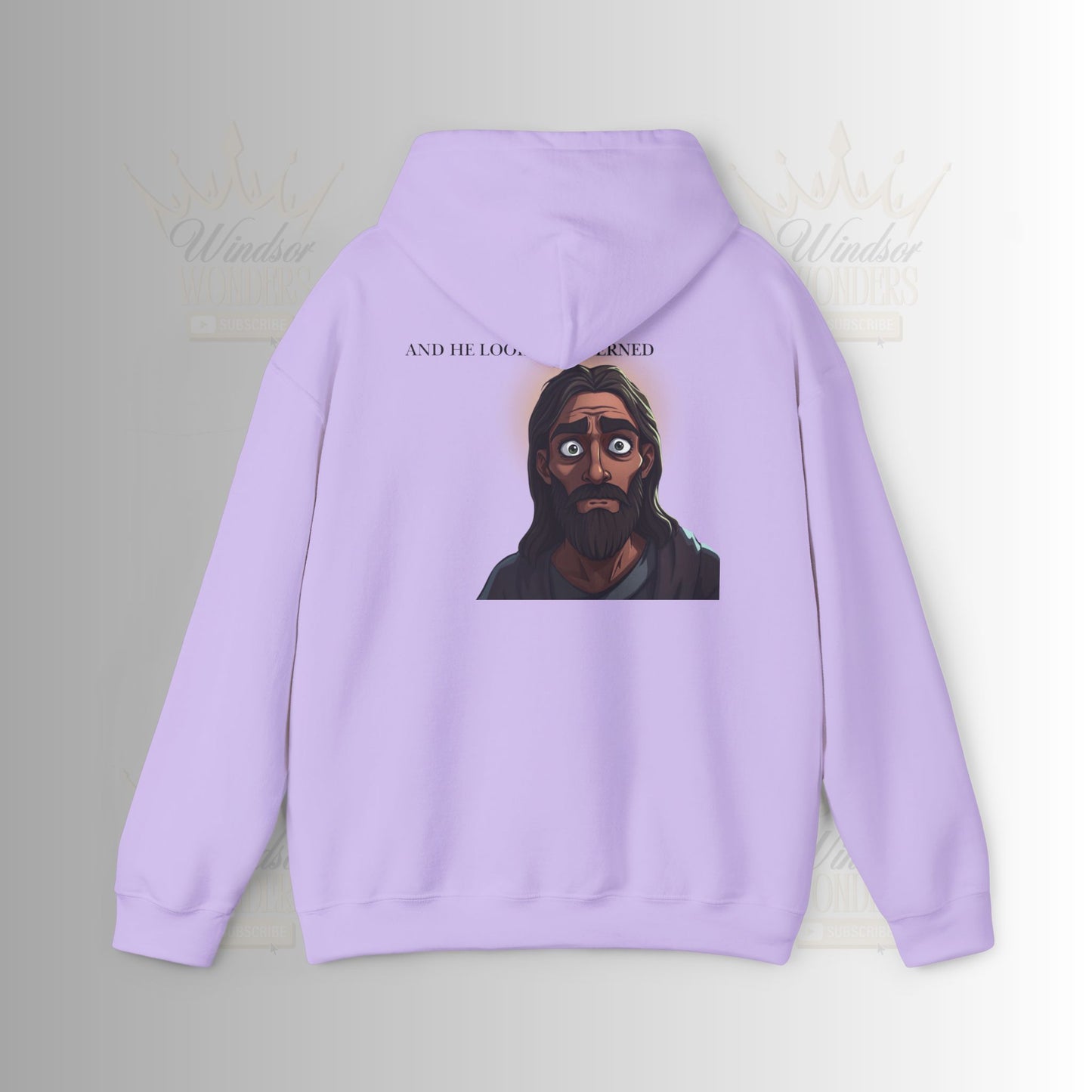 Jesus is Watching Hoodie | Unisex Heavy Blend Sweatshirt, Humorous Christian Apparel, Religious Gift, Casual Wear, Unique Streetwear