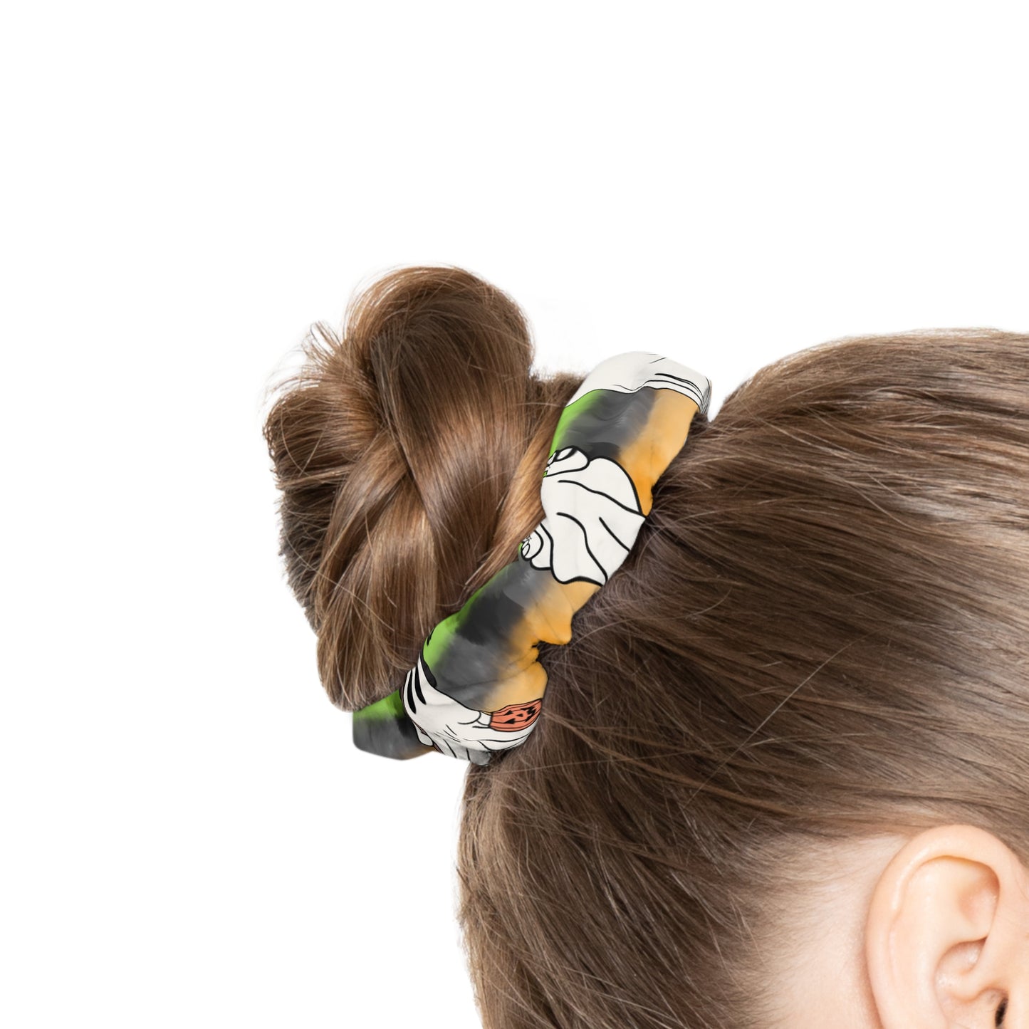 Halloween Ghost Scrunchie - Spooky Hair Accessory