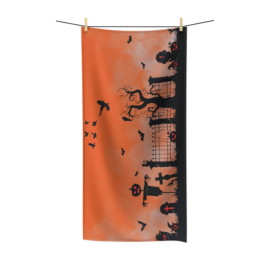 Windsor Wonders Orange Graveyard Polycotton Towel