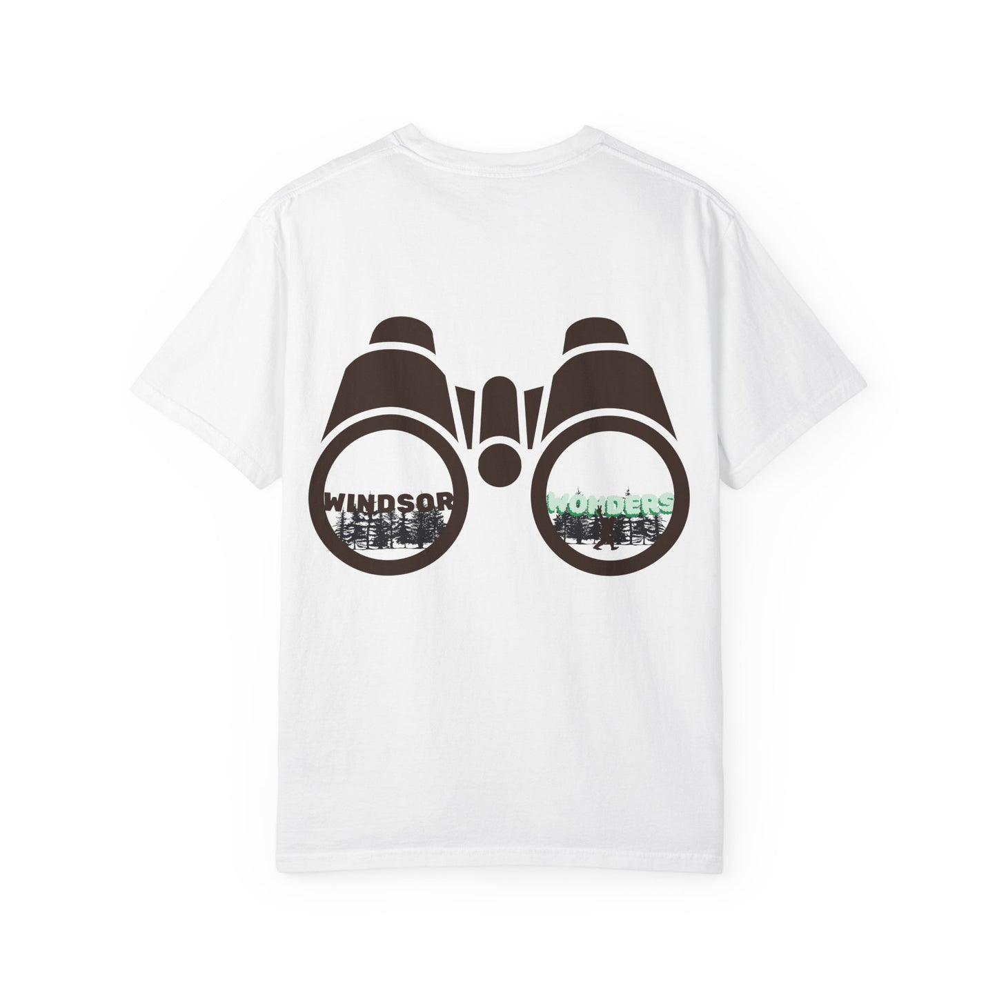 Unisex Windsor Wonders Back Binoculars T-Shirt, Nature Lover Gift, Outdoor Adventure Tee, Gift for Her, Hiking Shirt, Summer Casual Wear