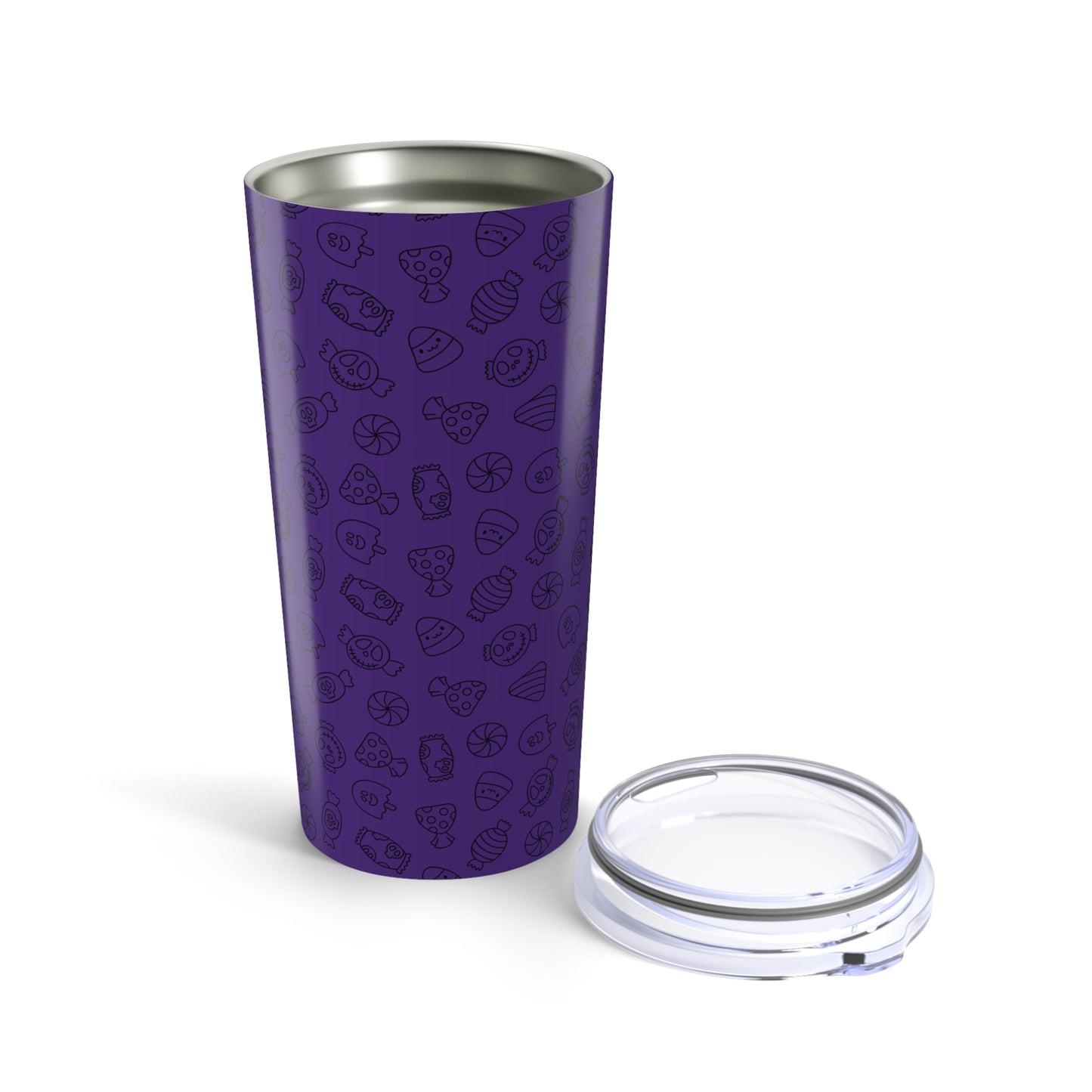 Purple Halloween Candy Tumbler 20oz