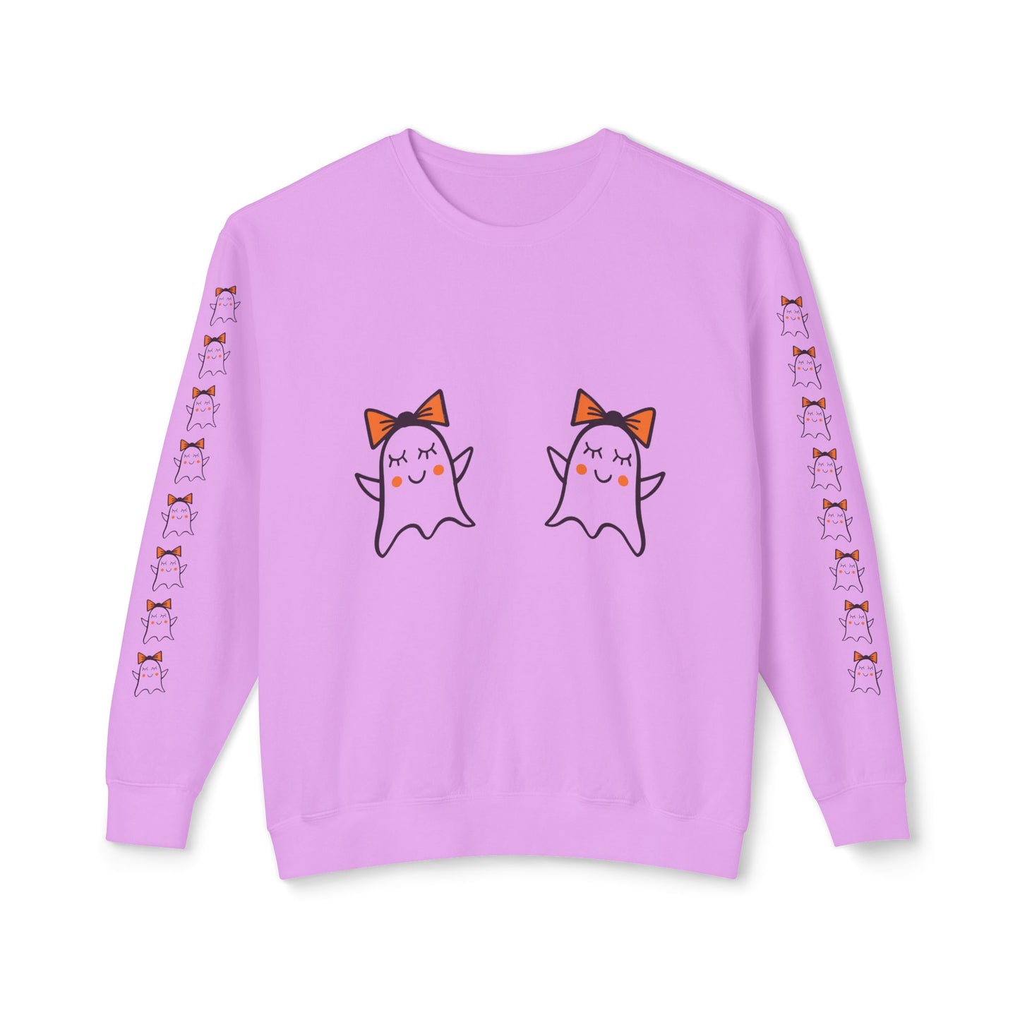 Cute Ghosts Unisex Lightweight Crewneck Sweatshirt