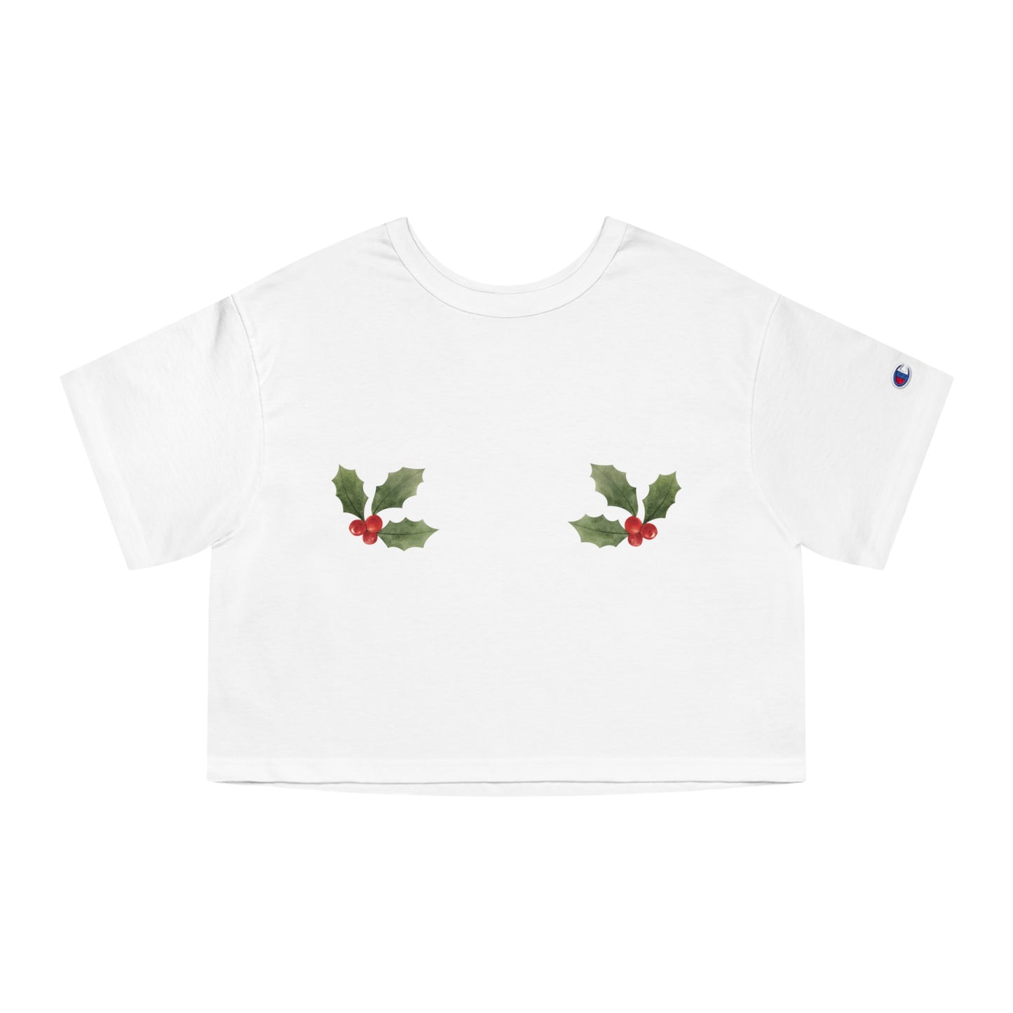 Windsor Wonders Holly Berries Champion Women's Heritage Cropped T-Shirt