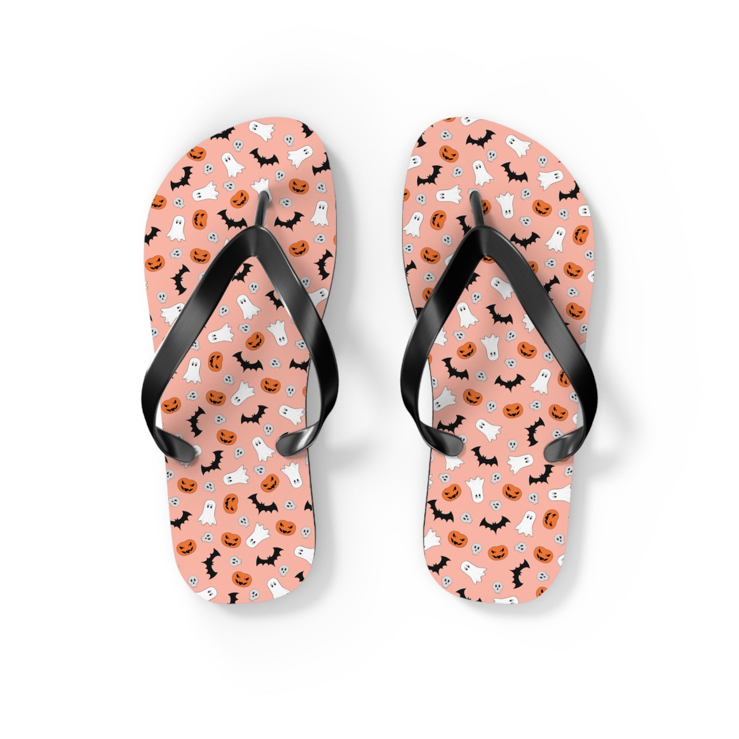 Windsor Wonders Orange Halloween Flip Flops