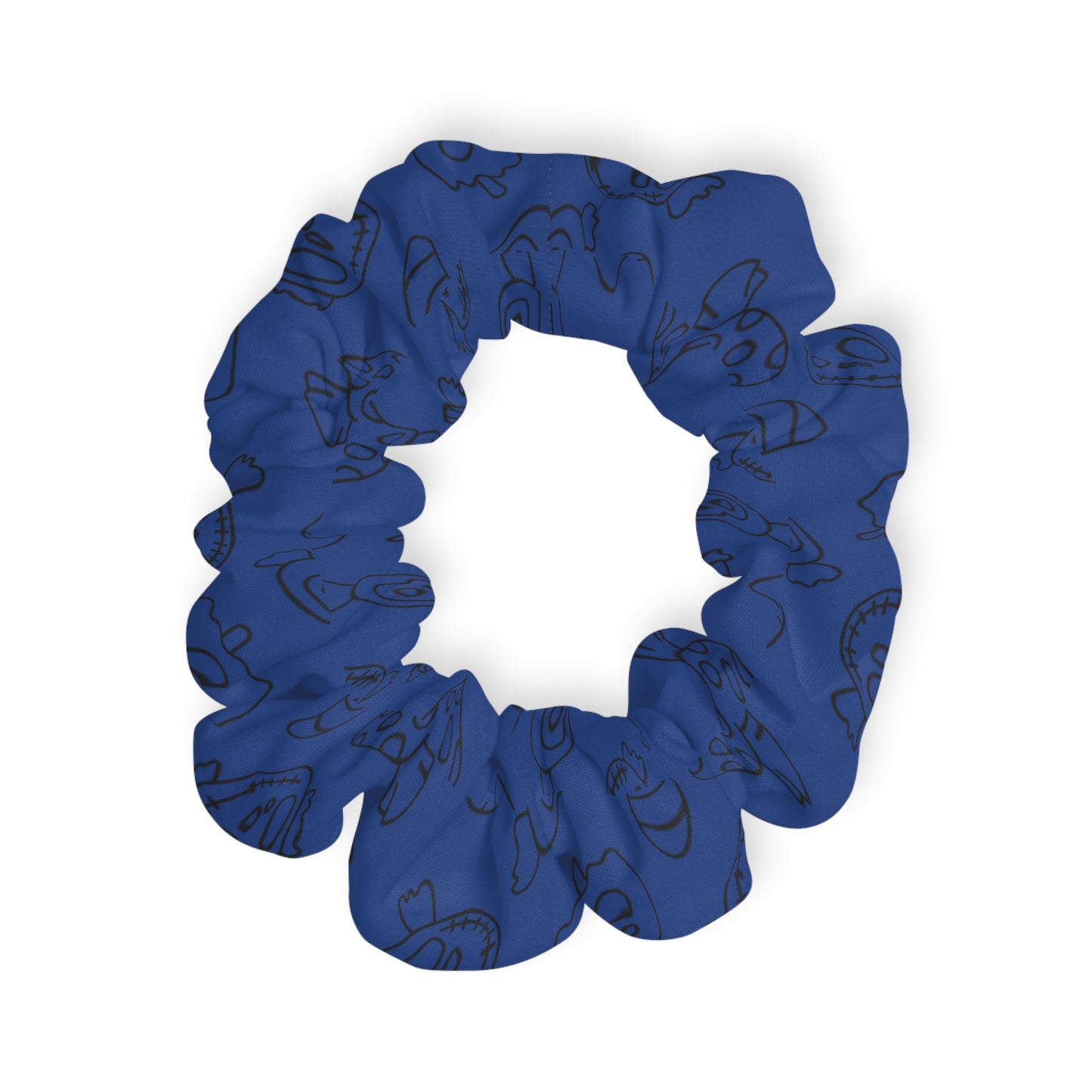 Windsor Wonders Dark Blue Halloween Candy Scrunchie