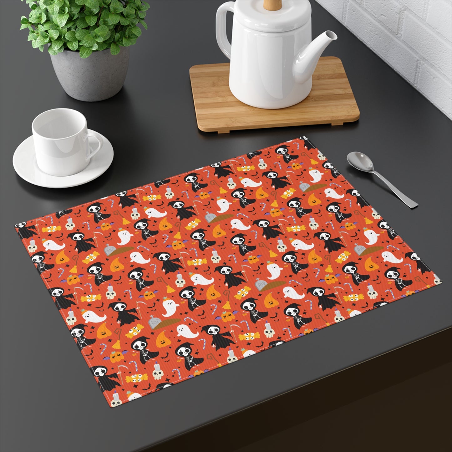 Windsor Wonders Reaper Halloween Placemat, 1pc