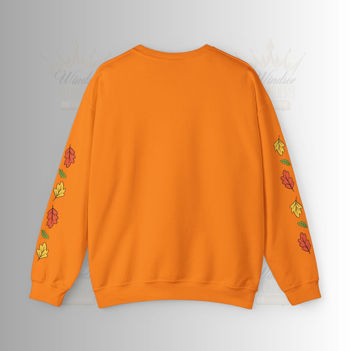 Autumnal Leaves Sweatshirt - Cozy Fall Crewneck for Nature Lovers, Perfect Gift for Thanksgiving, Casual Wear, and Seasonal Celebrations