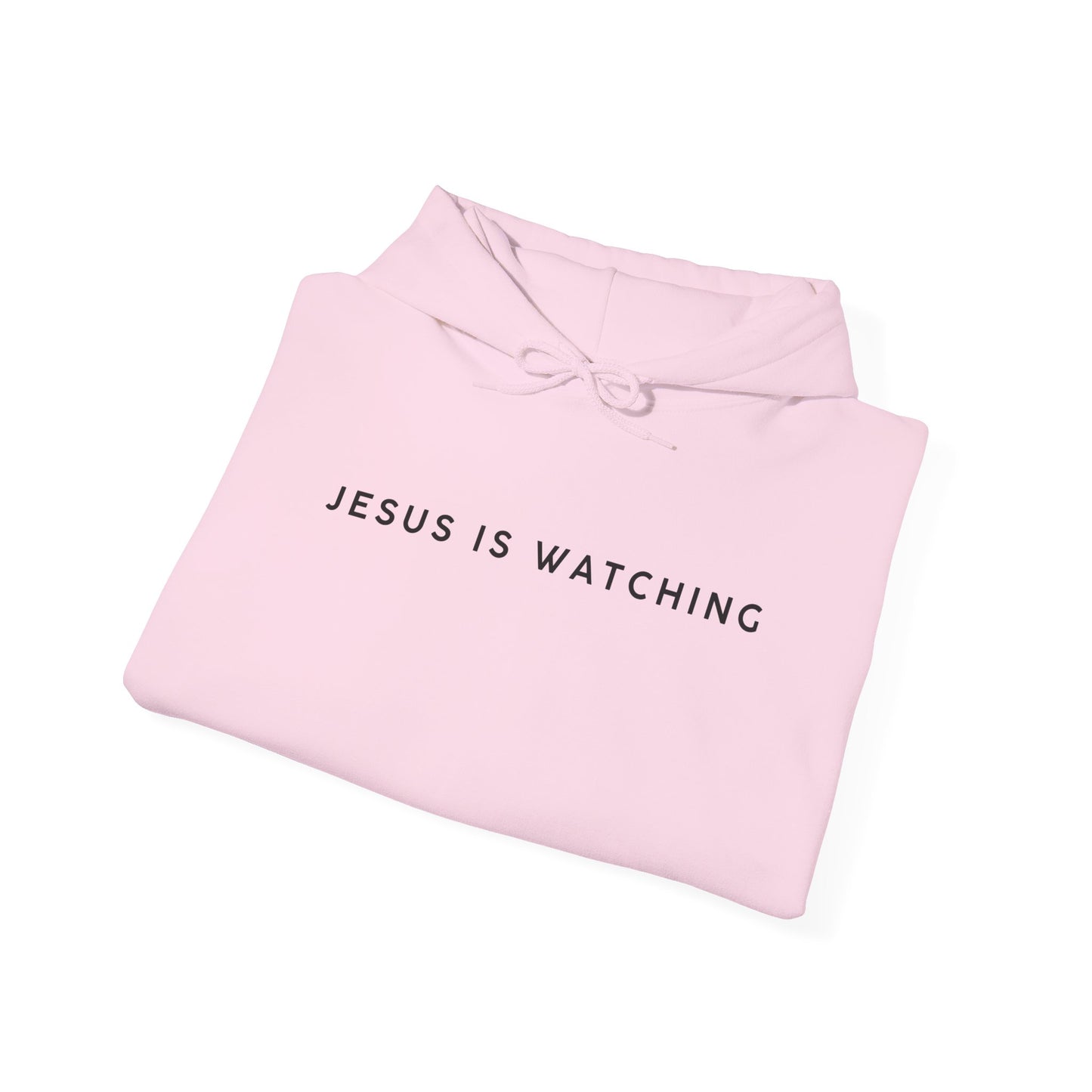 Jesus is Watching Hoodie | Unisex Heavy Blend Sweatshirt, Humorous Christian Apparel, Religious Gift, Casual Wear, Unique Streetwear