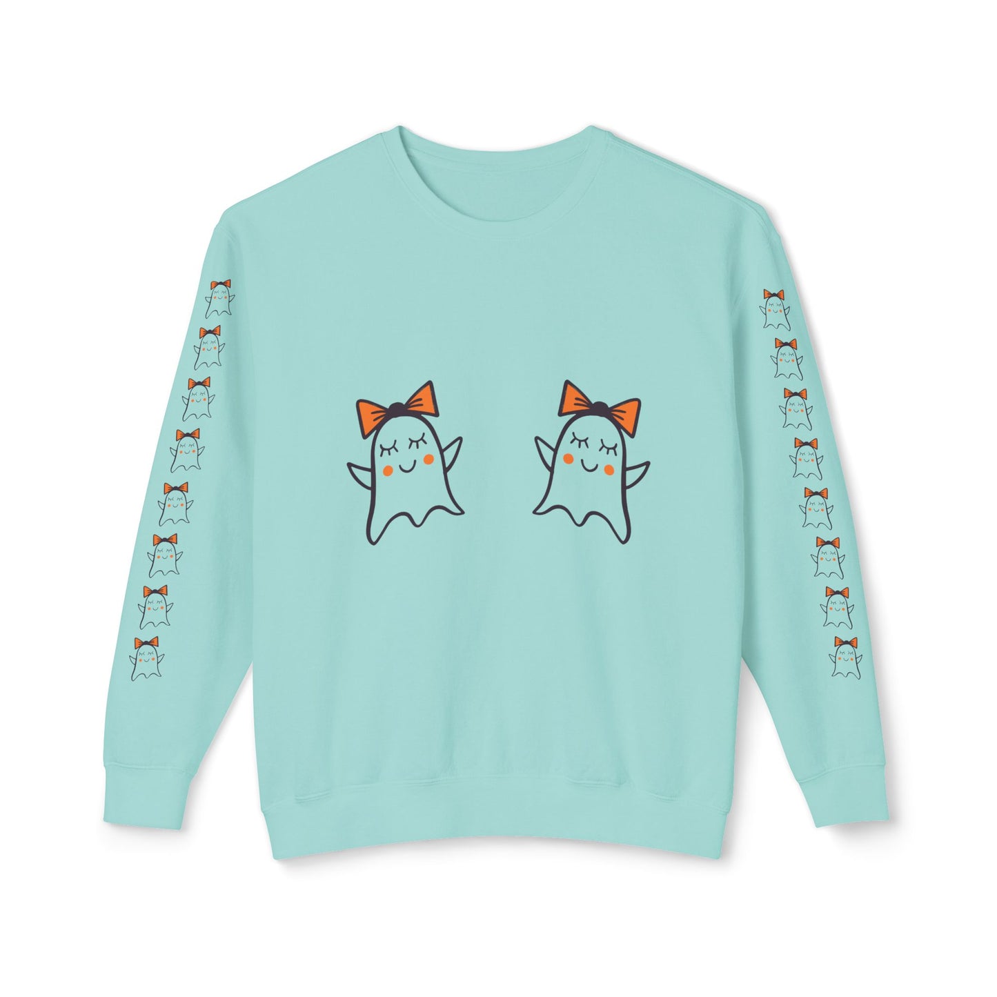 Cute Ghosts Unisex Lightweight Crewneck Sweatshirt