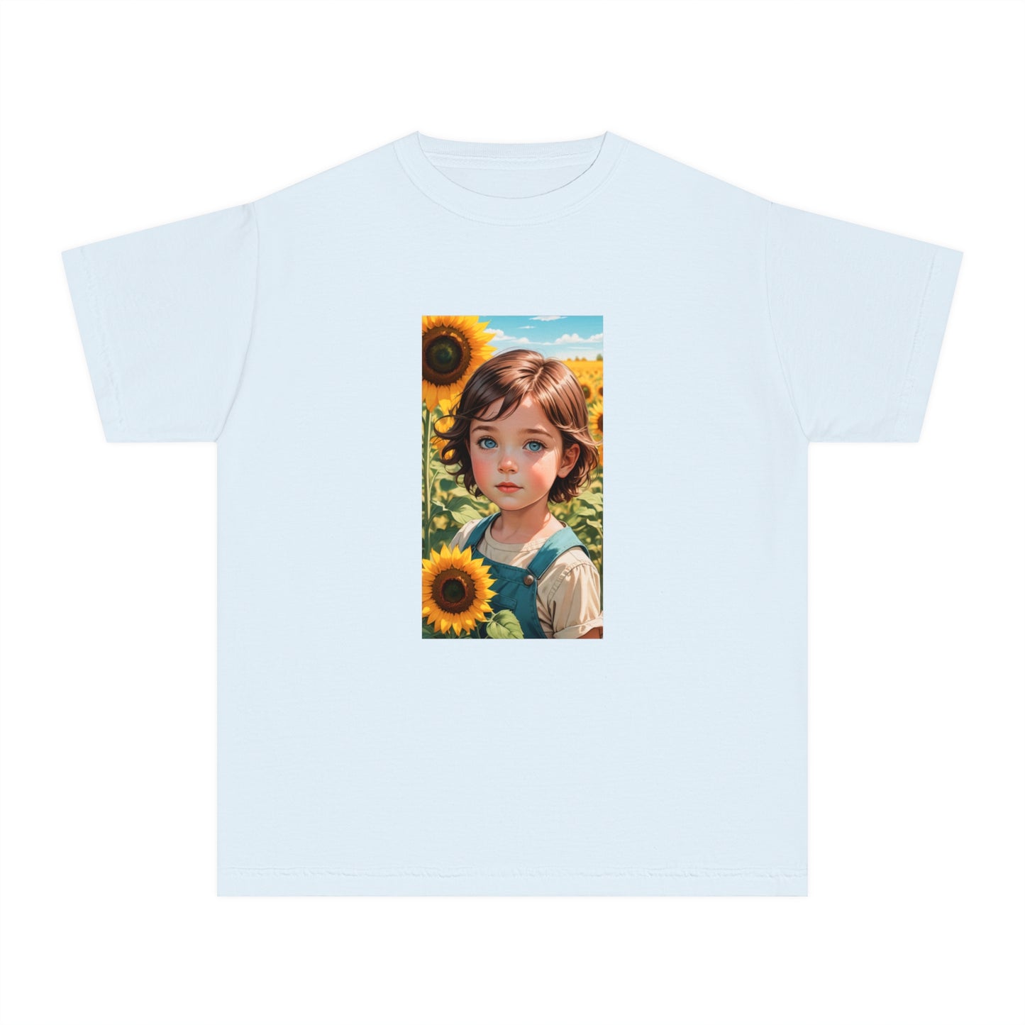 Kalli Sunflower Youth T-Shirt - Midweight Cotton Tee