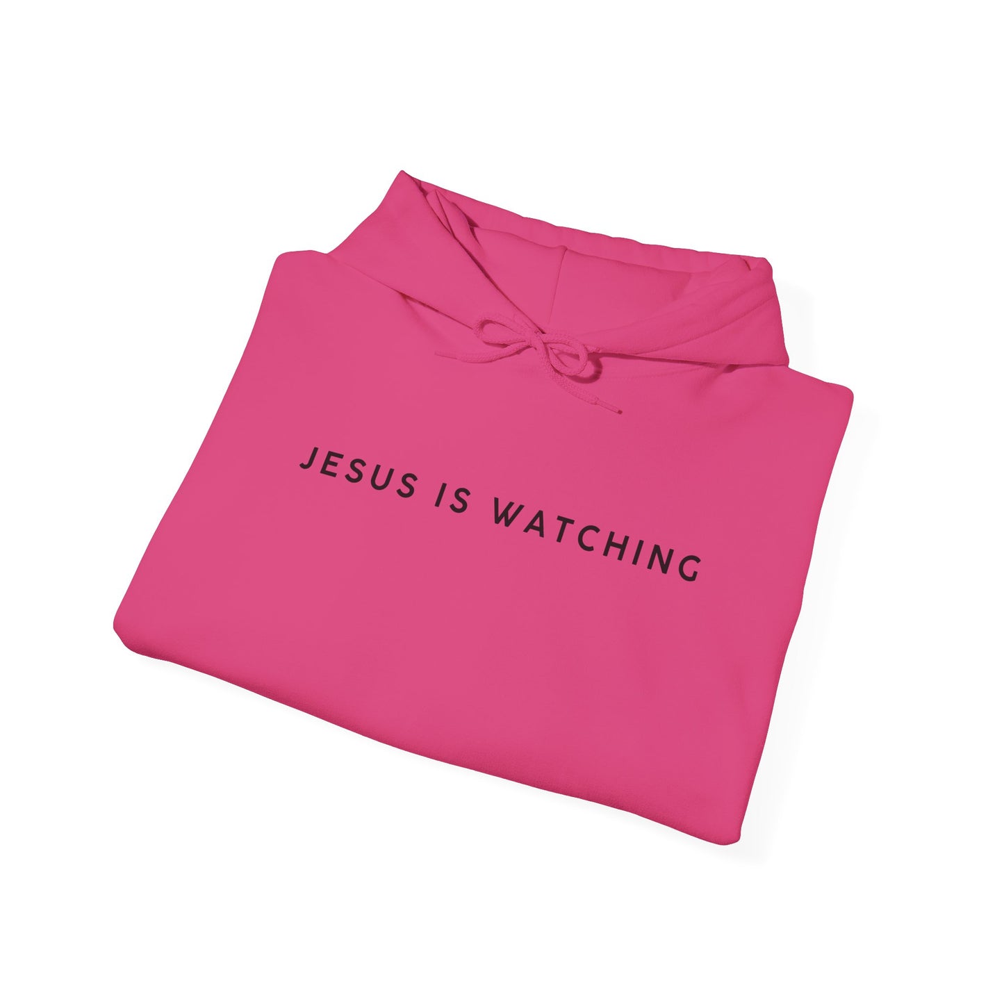 Jesus is Watching Hoodie | Unisex Heavy Blend Sweatshirt, Humorous Christian Apparel, Religious Gift, Casual Wear, Unique Streetwear