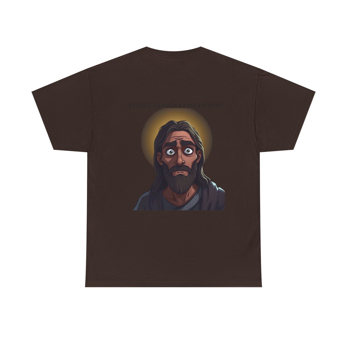 Funny Religious T-Shirt, Jesus is Watching Tee, Humorous Christian Apparel, Gift for Believers, Unique Faith-Based Clothing