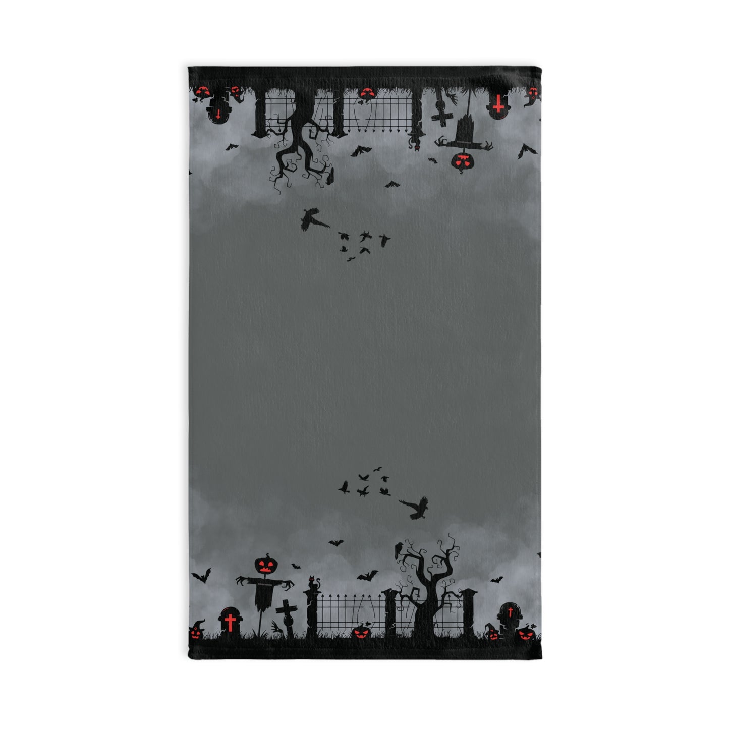 Windsor Wonders Dark Grey Graveyard Hand Towel