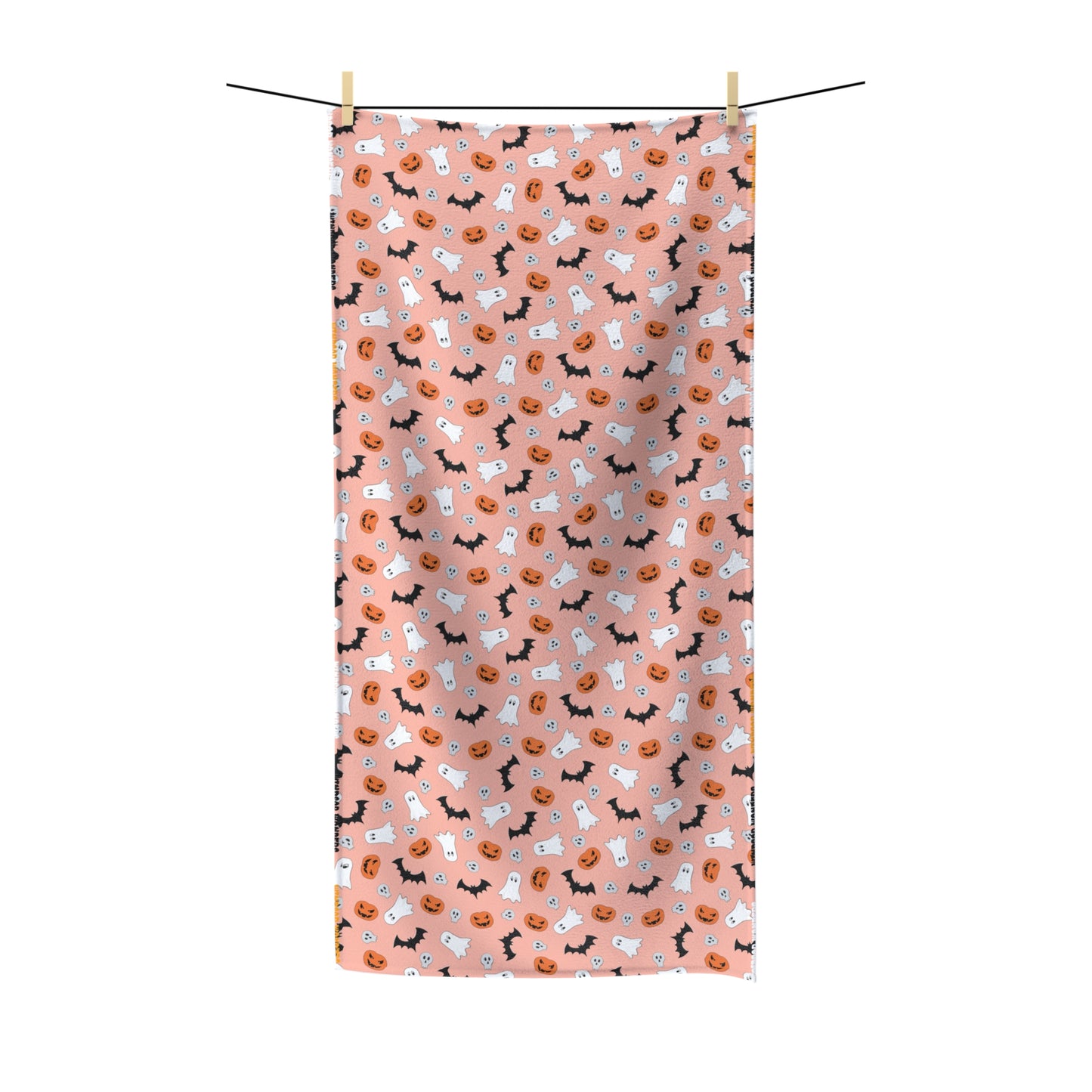 Windsor Wonders Orange Halloween Polycotton Towel