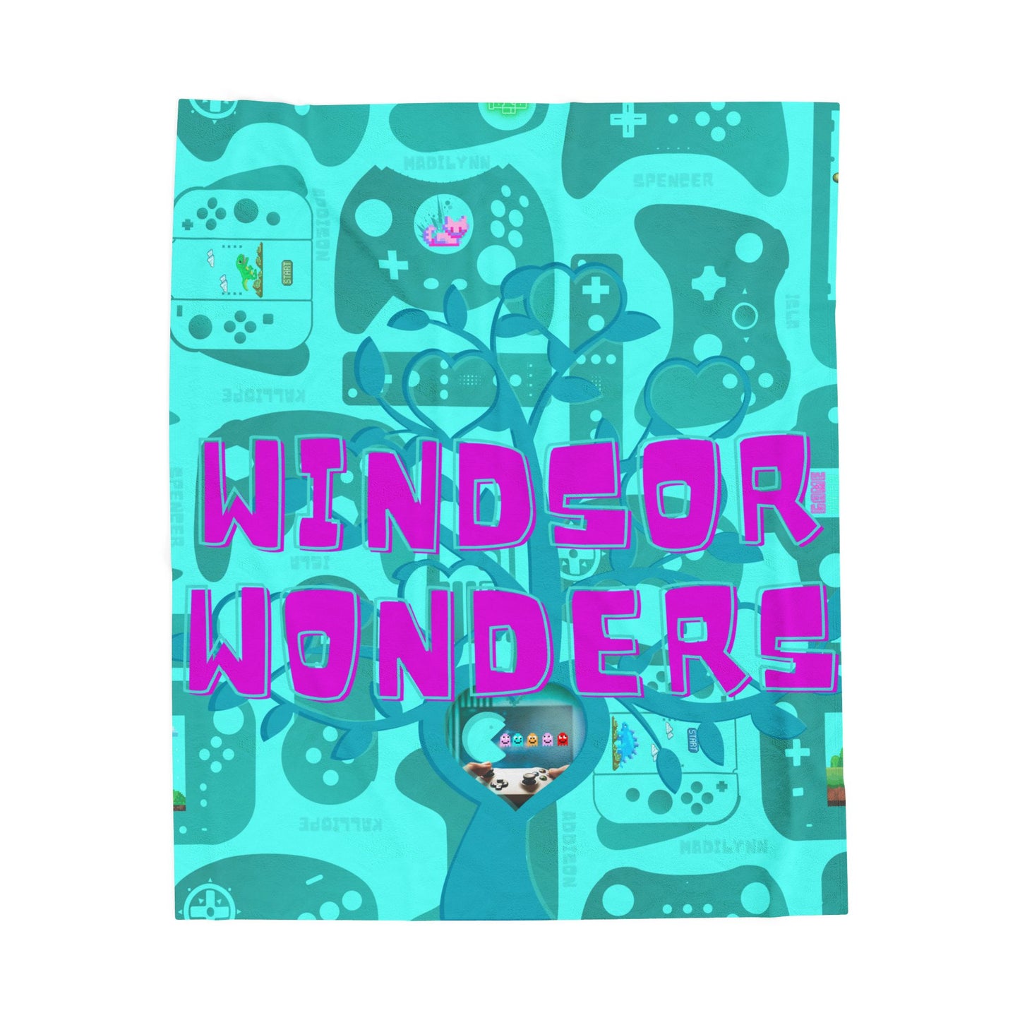 Gaming Velveteen Plush Blanket - Ultra Soft Throw